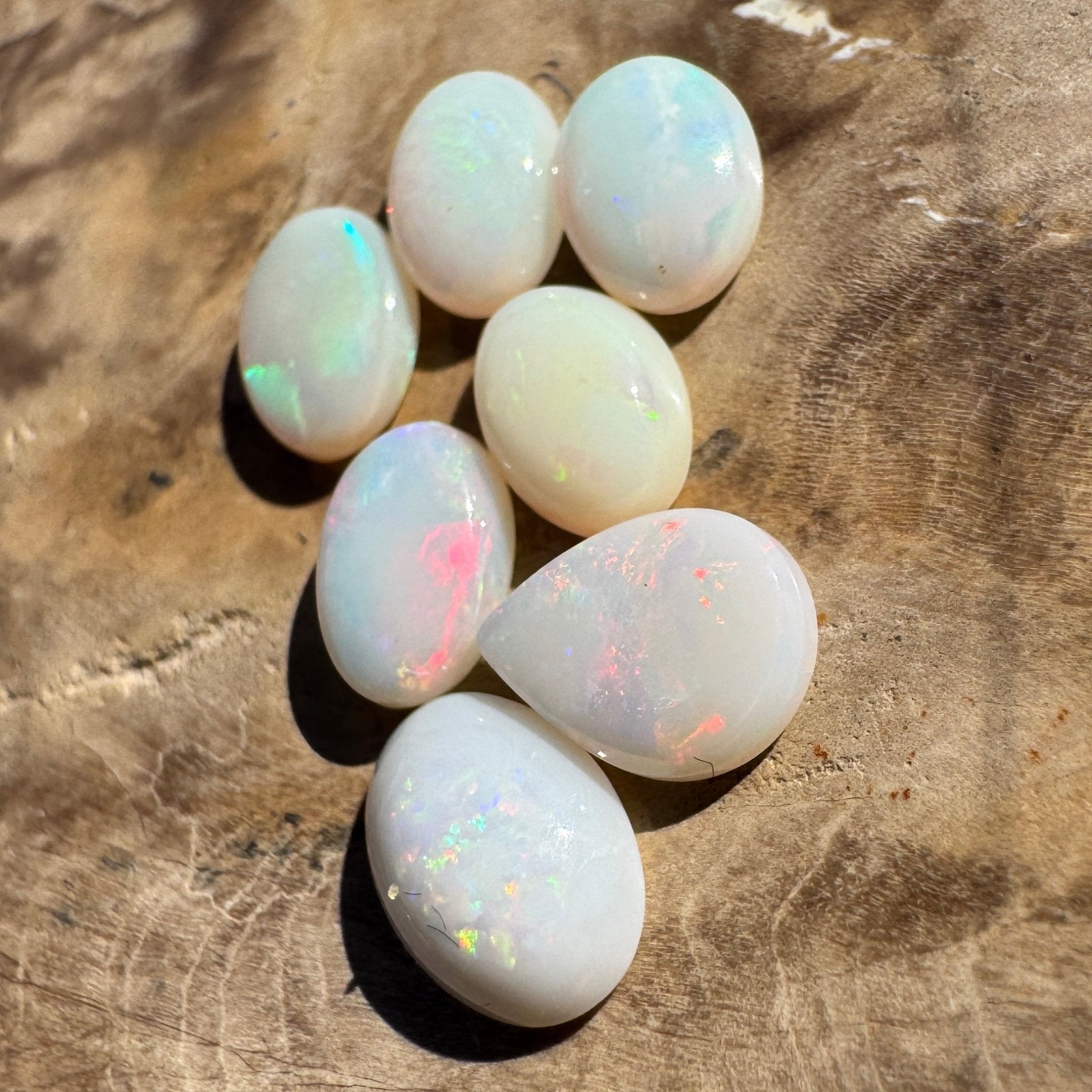 3.8ct Coober Pedy Opal Parcel | Solid Australian Opal | Hand-Cut