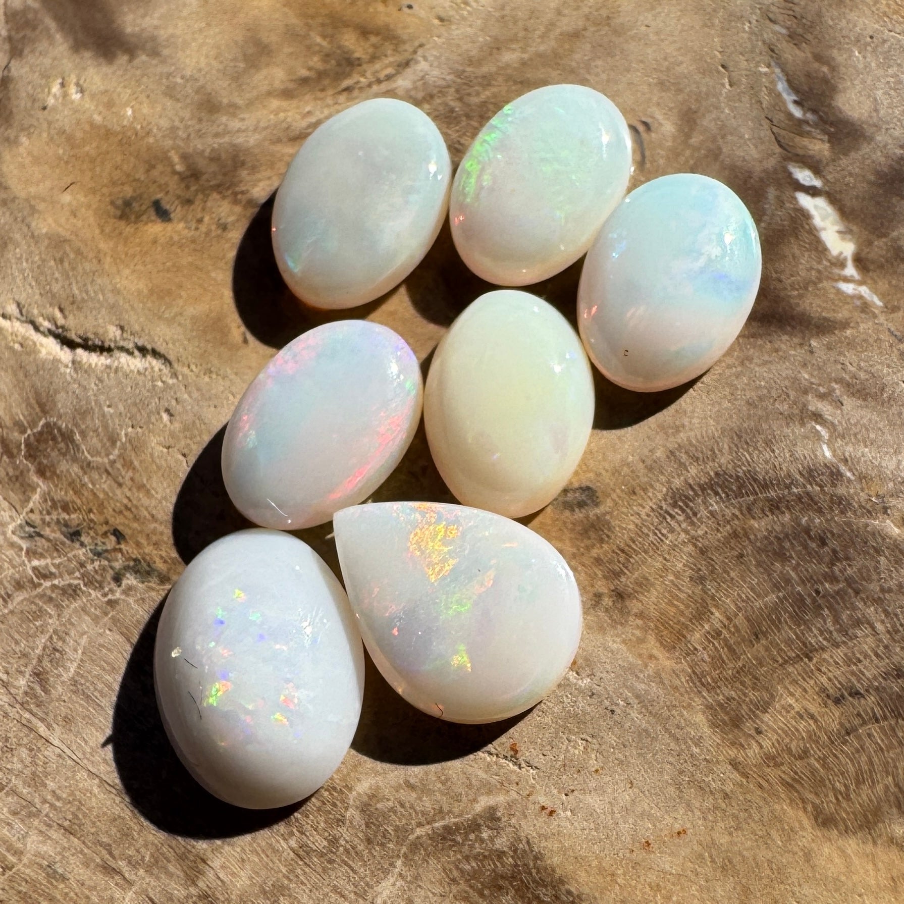 3.8ct Coober Pedy Opal Parcel | Solid Australian Opal | Hand-Cut