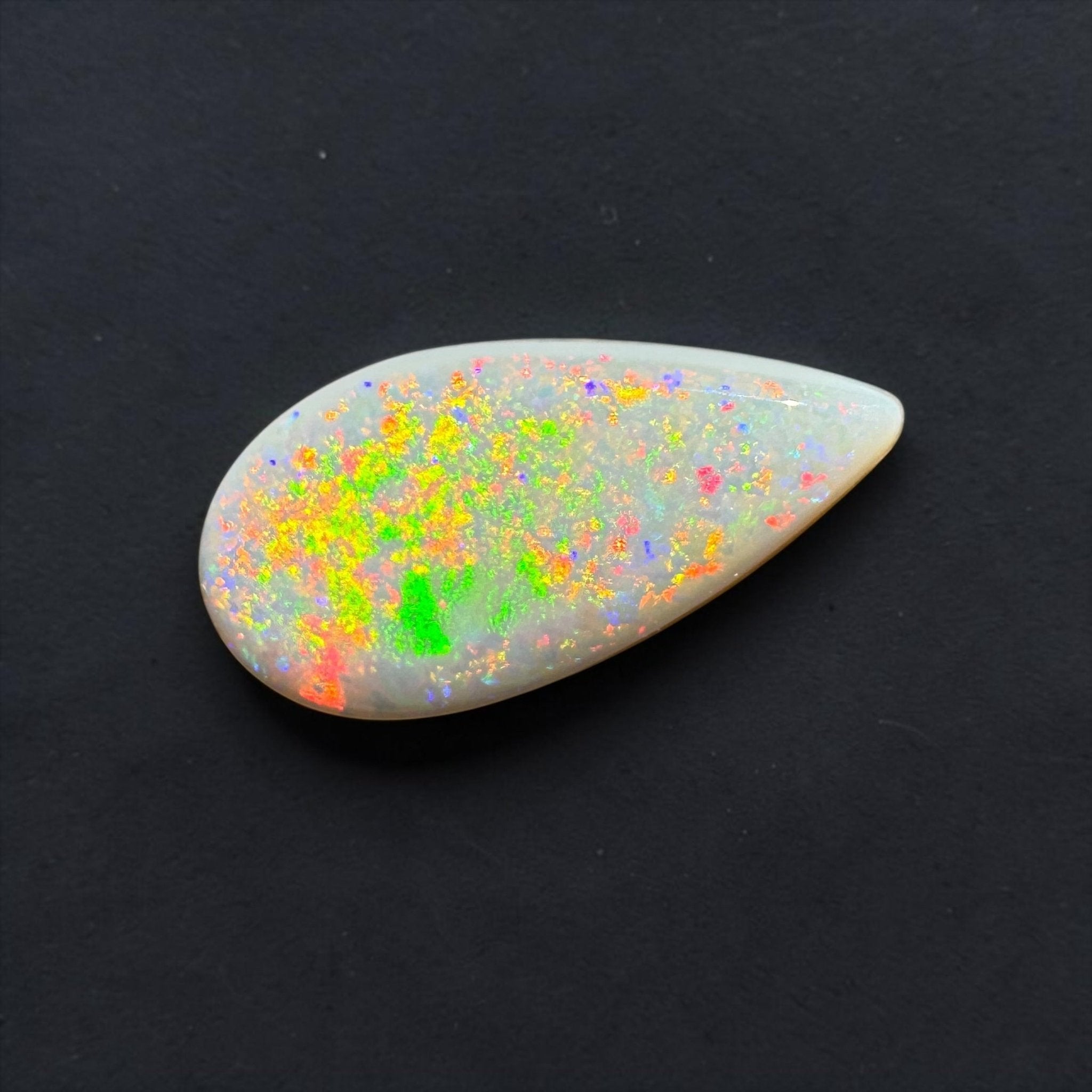 3.8ct Lightning Ridge White Opal | Solid Australian Opal | Hand-Cut