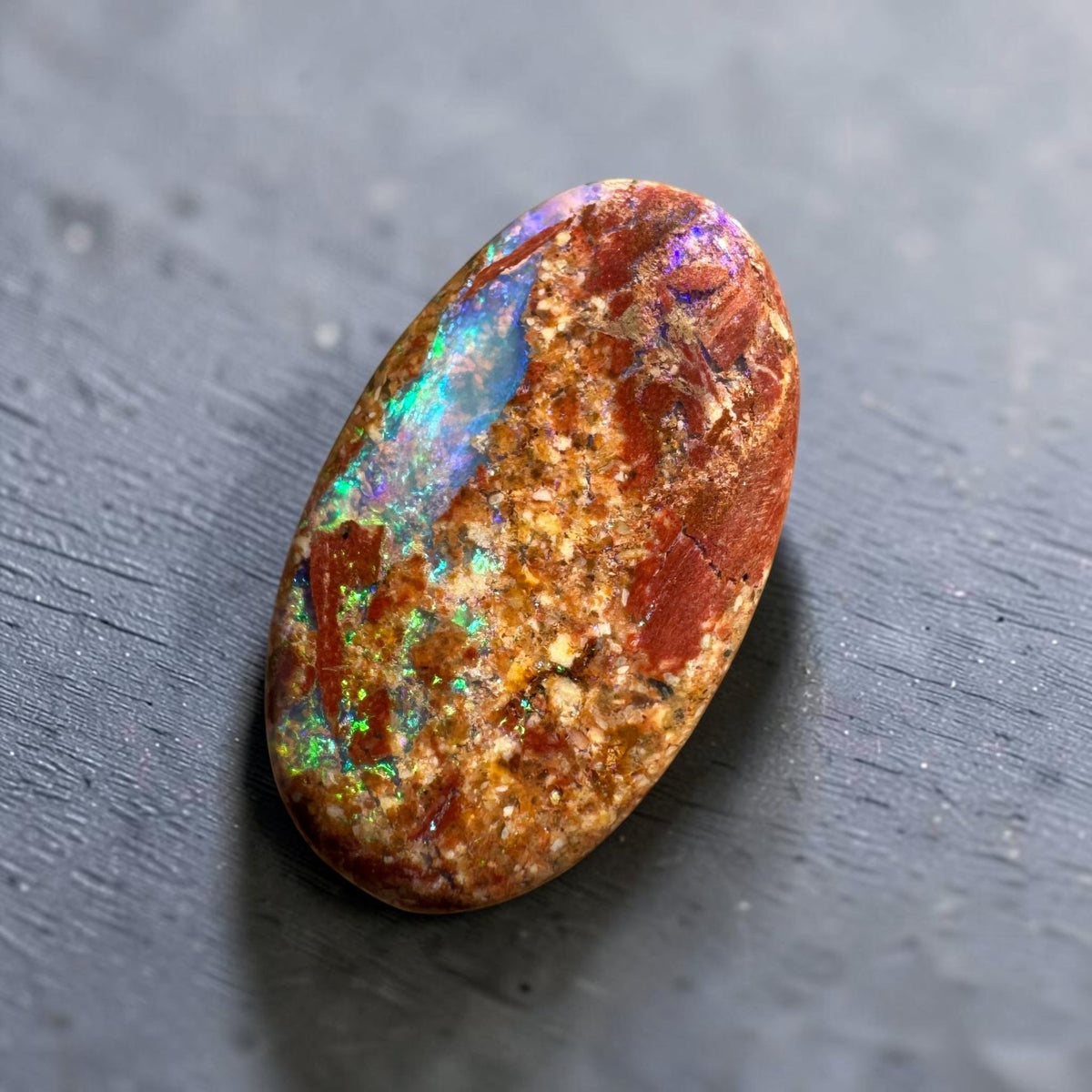 3.8ct Queensland Boulder Opal | Solid Australian Opal | Hand-Cut