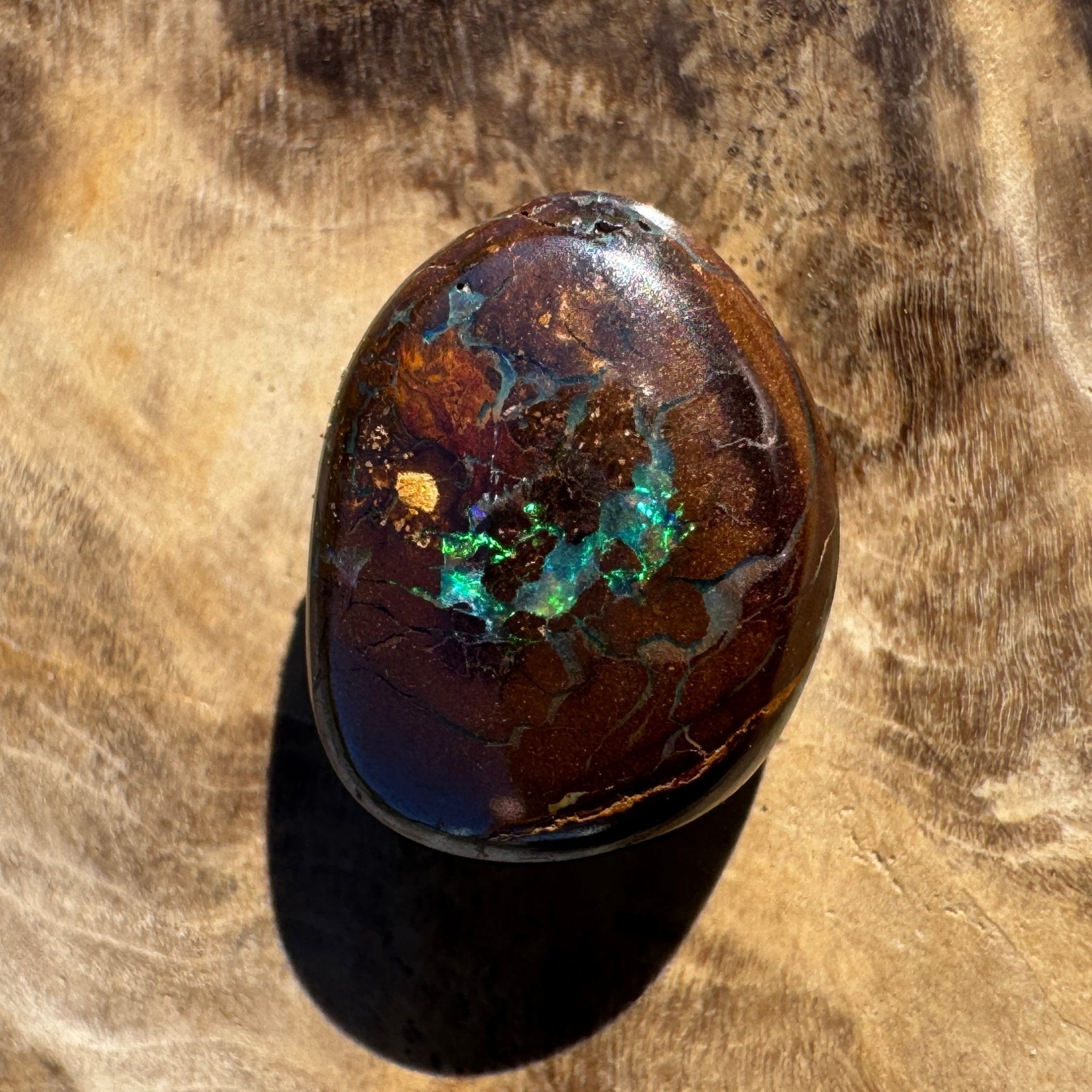 3.9ct Queensland Boulder Opal | Solid Australian Opal | Hand-Cut