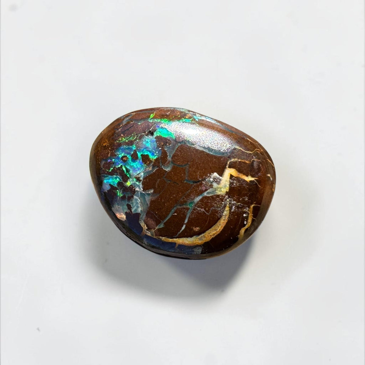 3.9ct Queensland Boulder Opal | Solid Australian Opal | Hand-Cut
