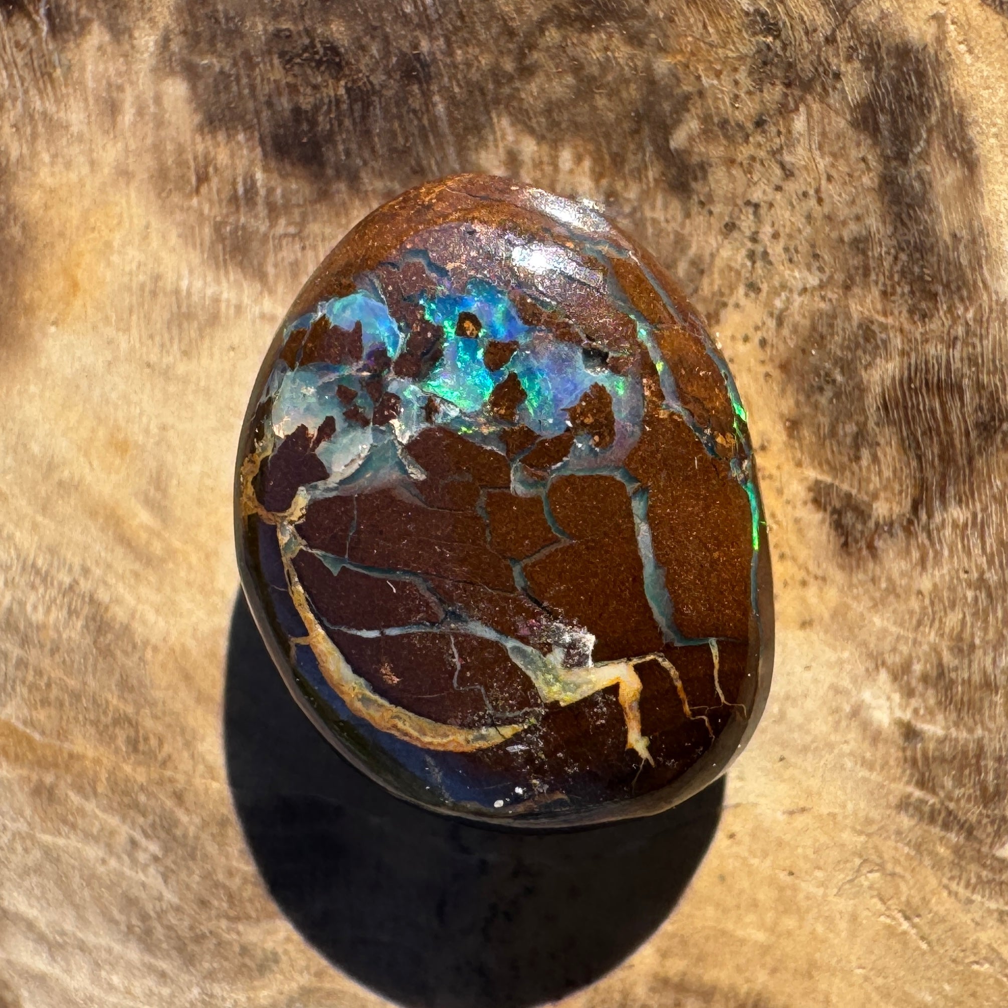 3.9ct Queensland Boulder Opal | Solid Australian Opal | Hand-Cut