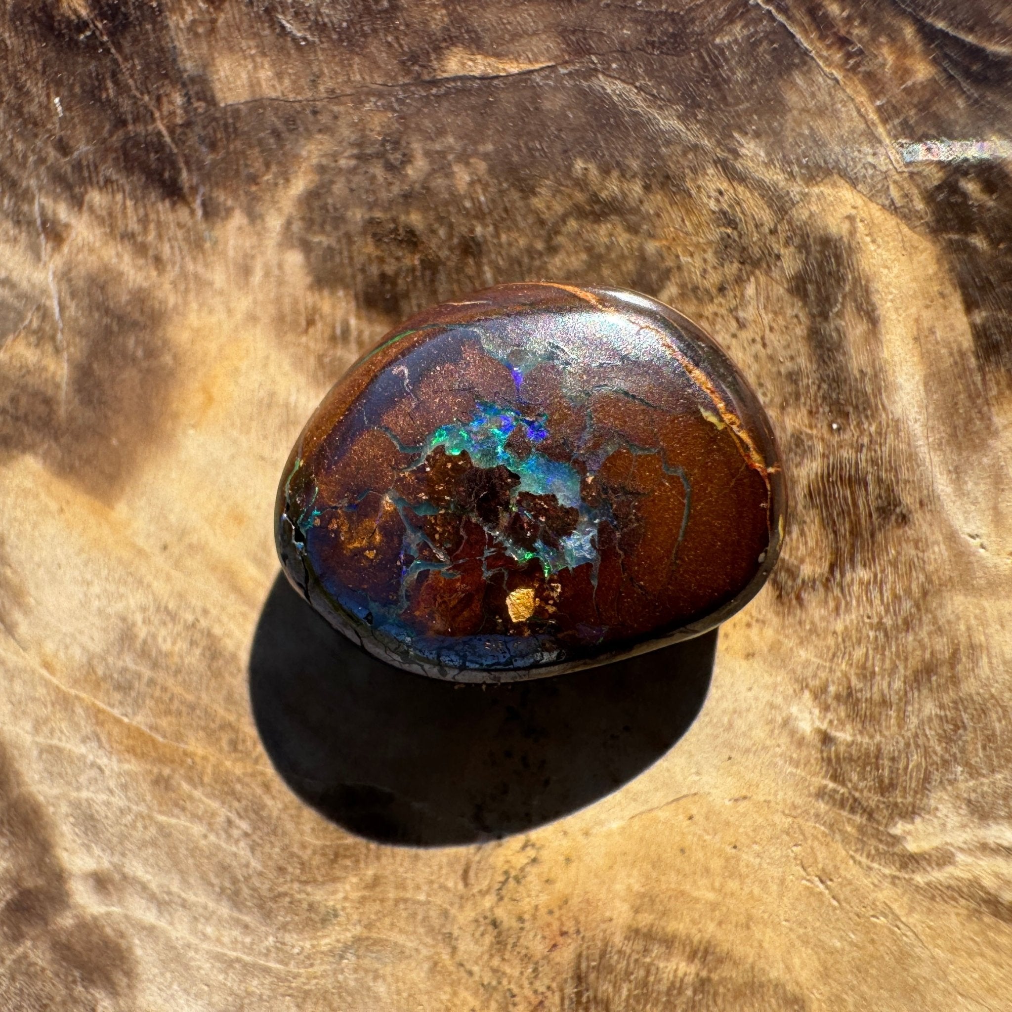 3.9ct Queensland Boulder Opal | Solid Australian Opal | Hand-Cut