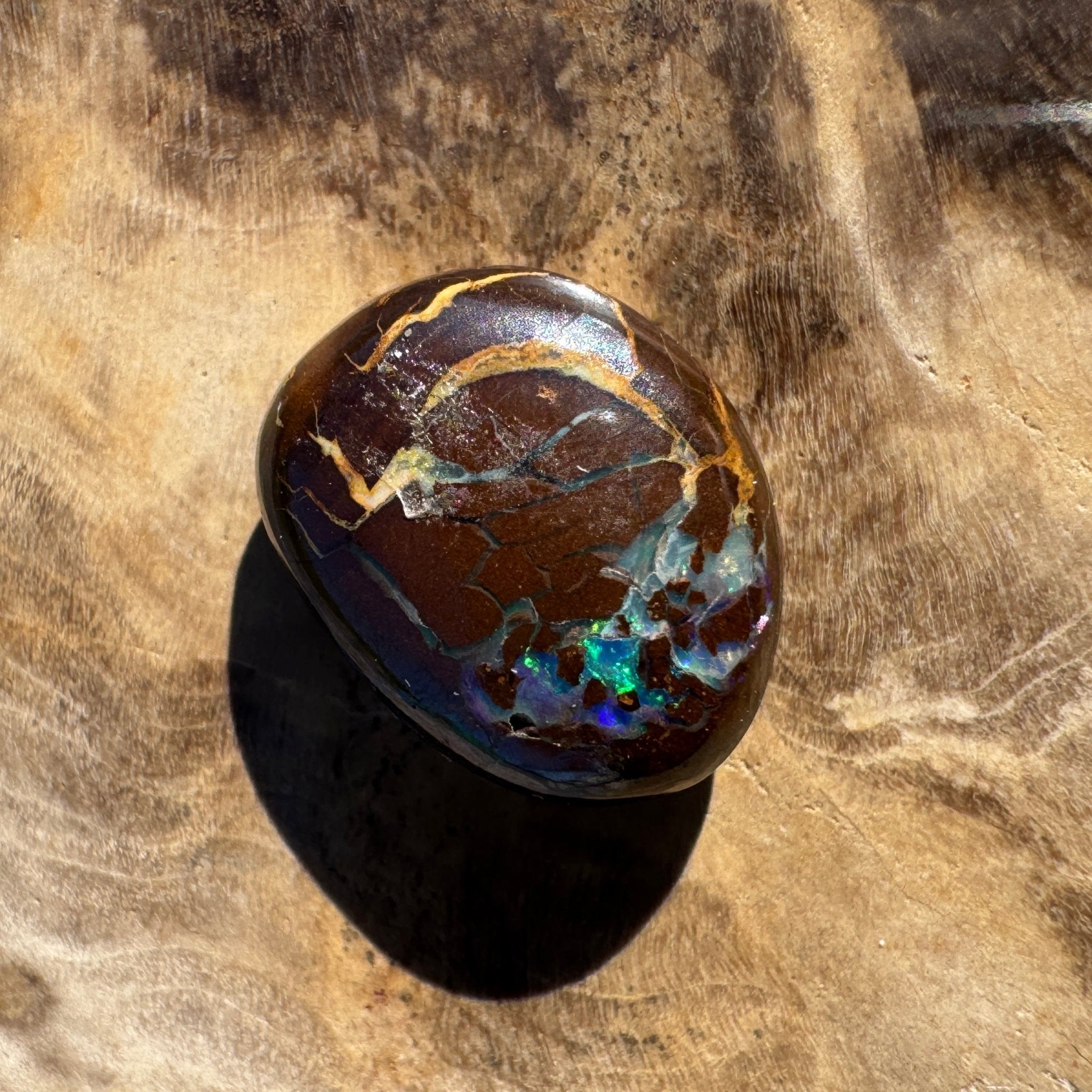 3.9ct Queensland Boulder Opal | Solid Australian Opal | Hand-Cut