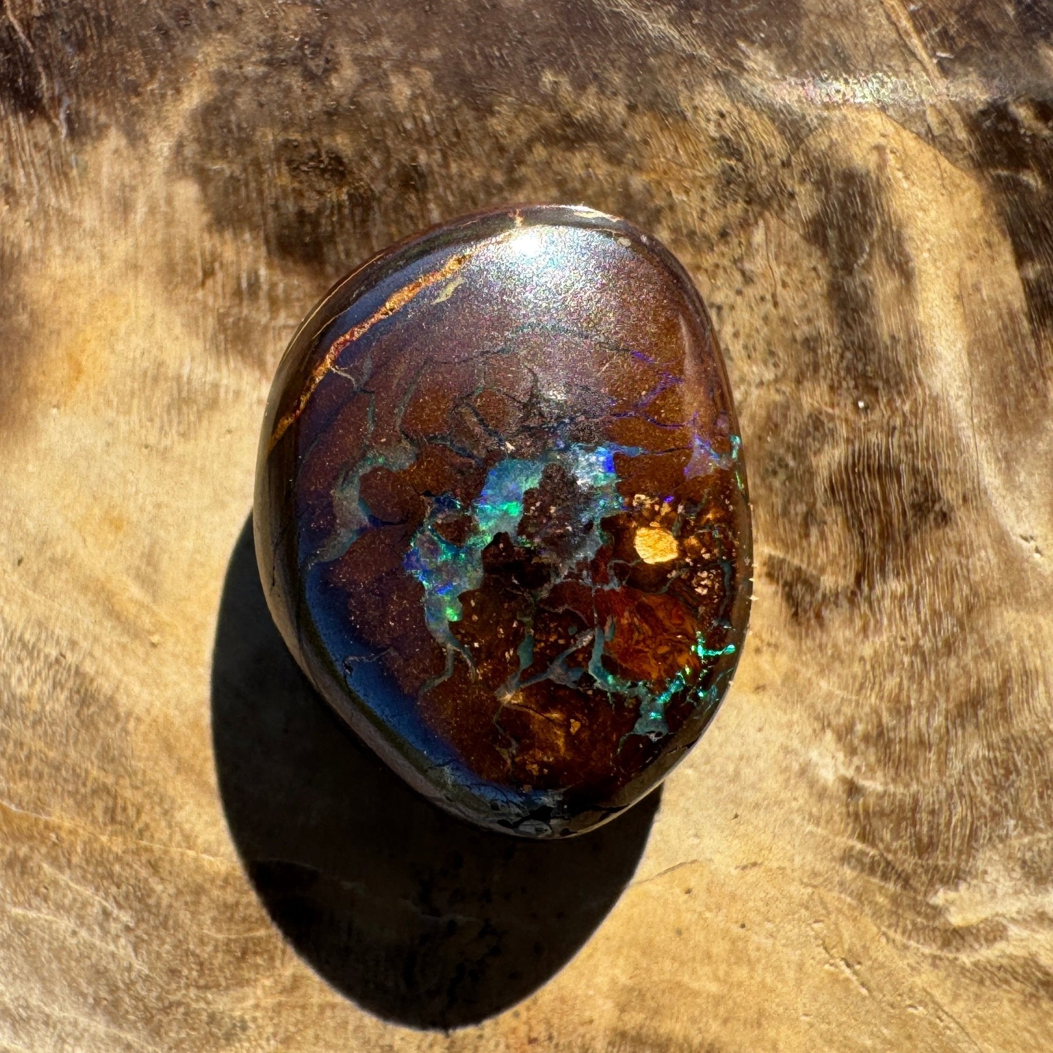3.9ct Queensland Boulder Opal | Solid Australian Opal | Hand-Cut