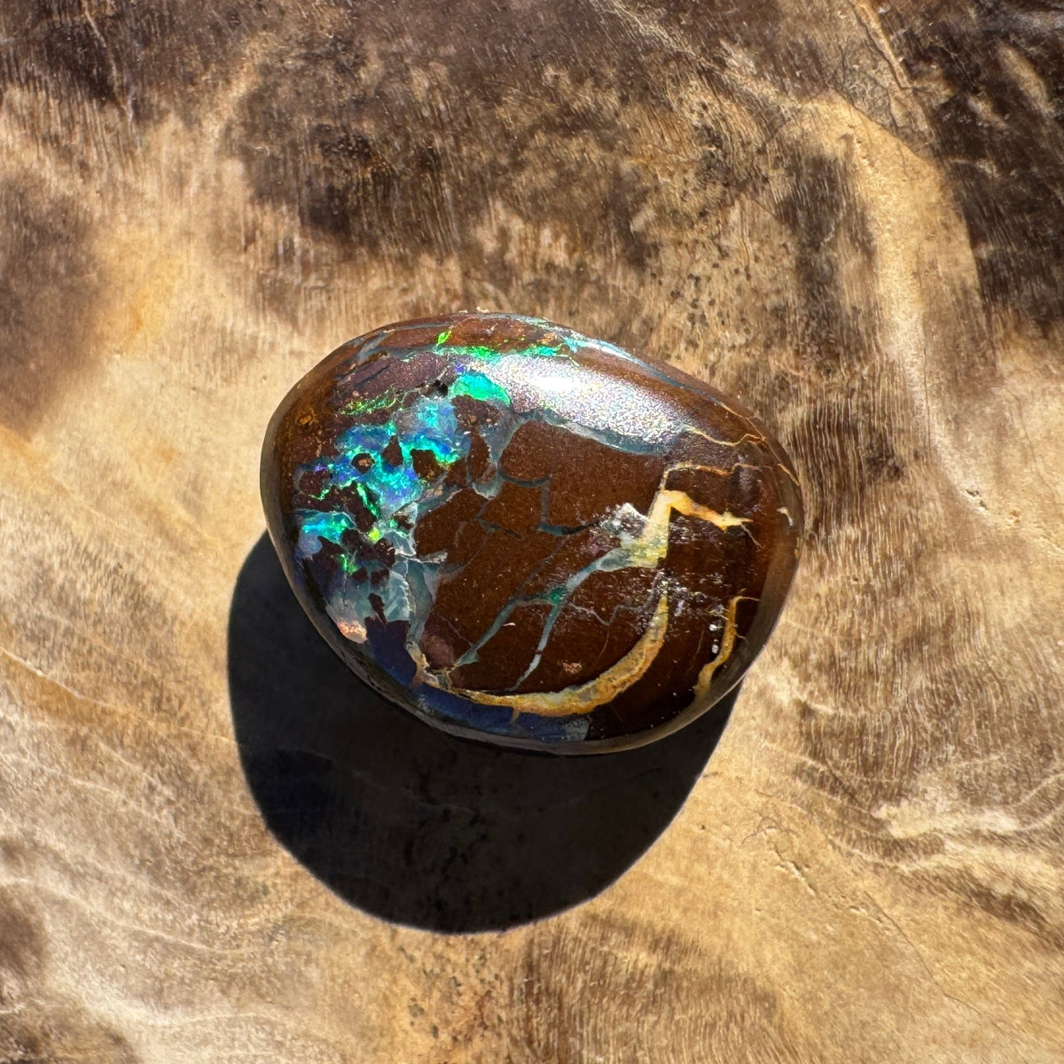 3.9ct Queensland Boulder Opal | Solid Australian Opal | Hand-Cut
