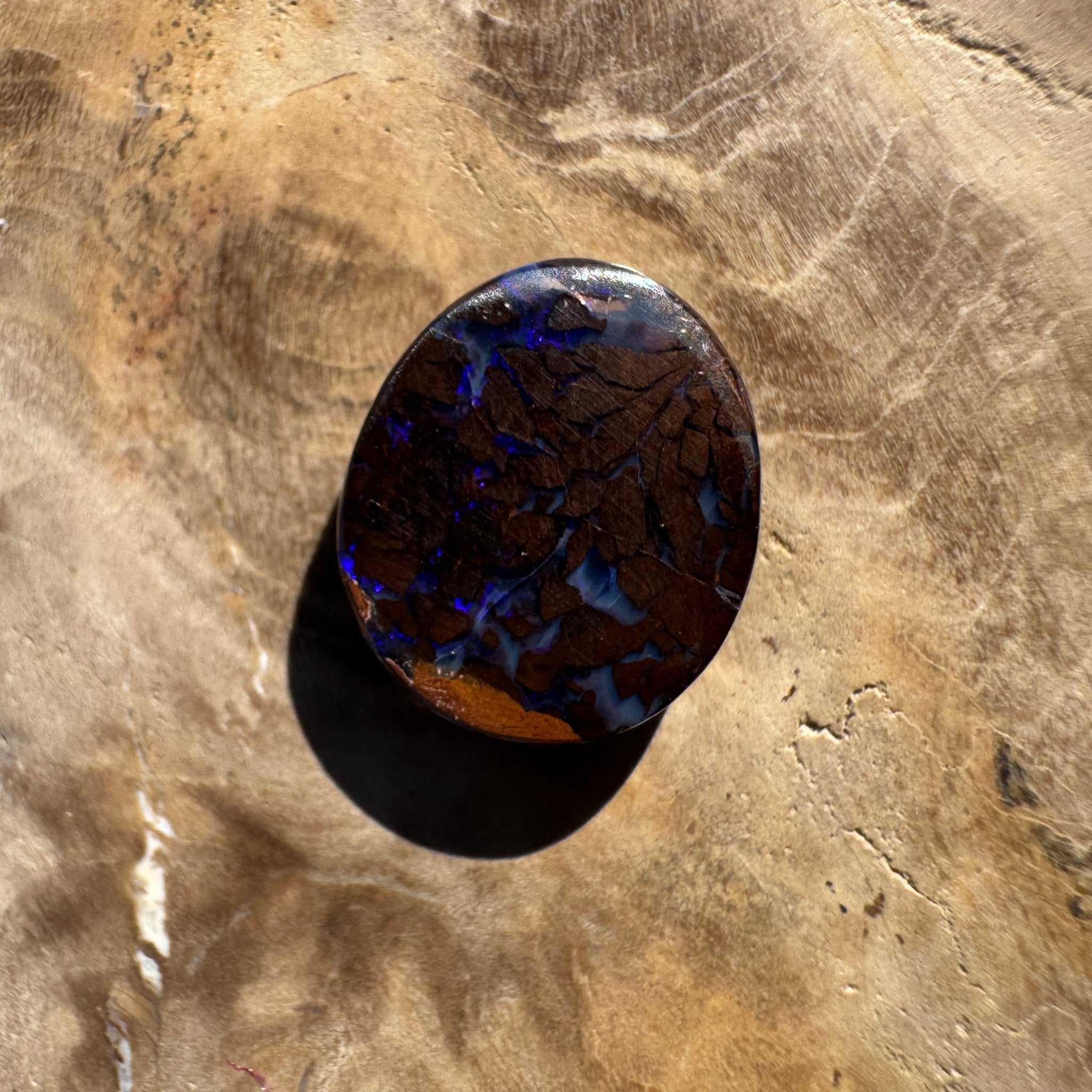 3ct Queensland Boulder Opal | Solid Australian Opal | Hand-Cut