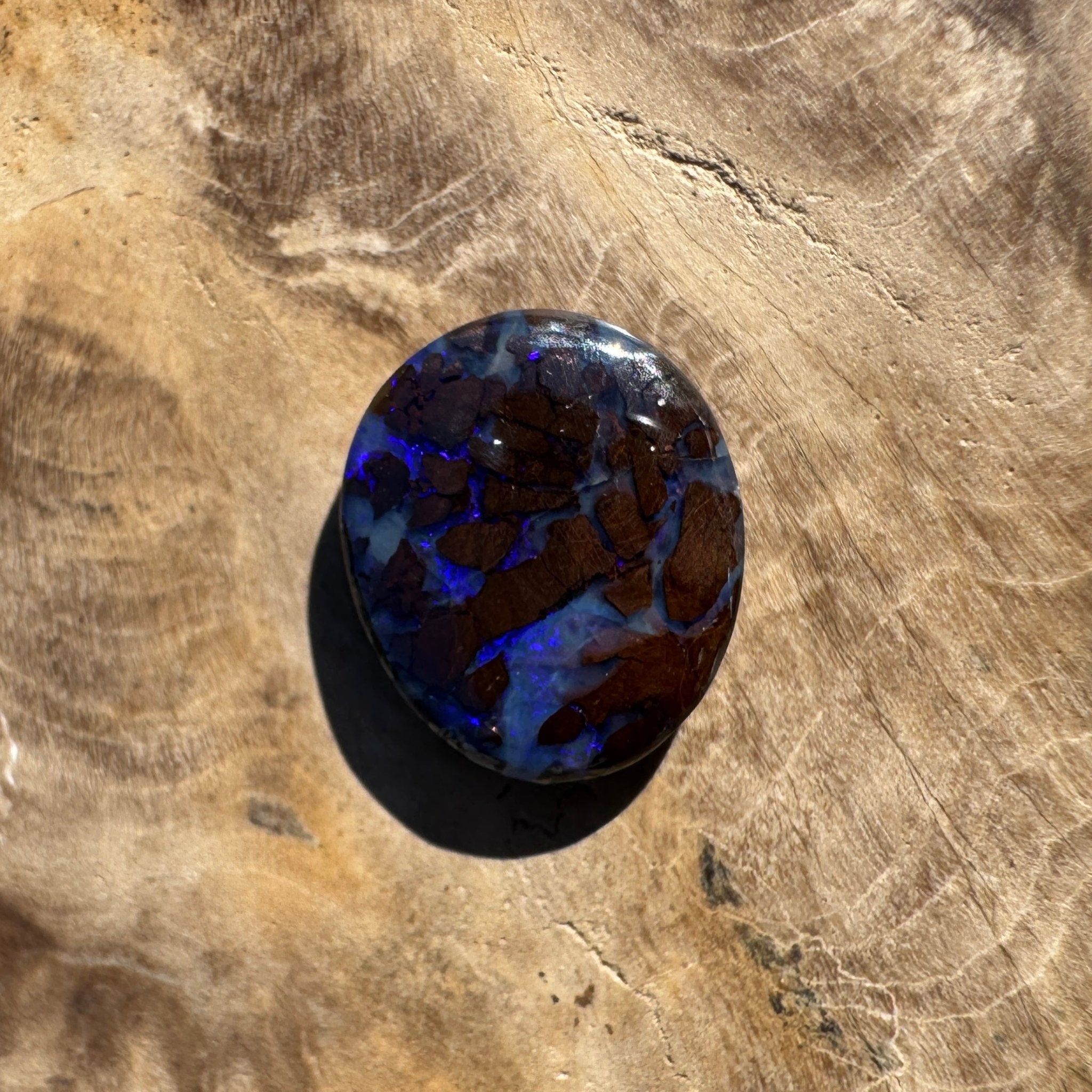 3ct Queensland Boulder Opal | Solid Australian Opal | Hand-Cut