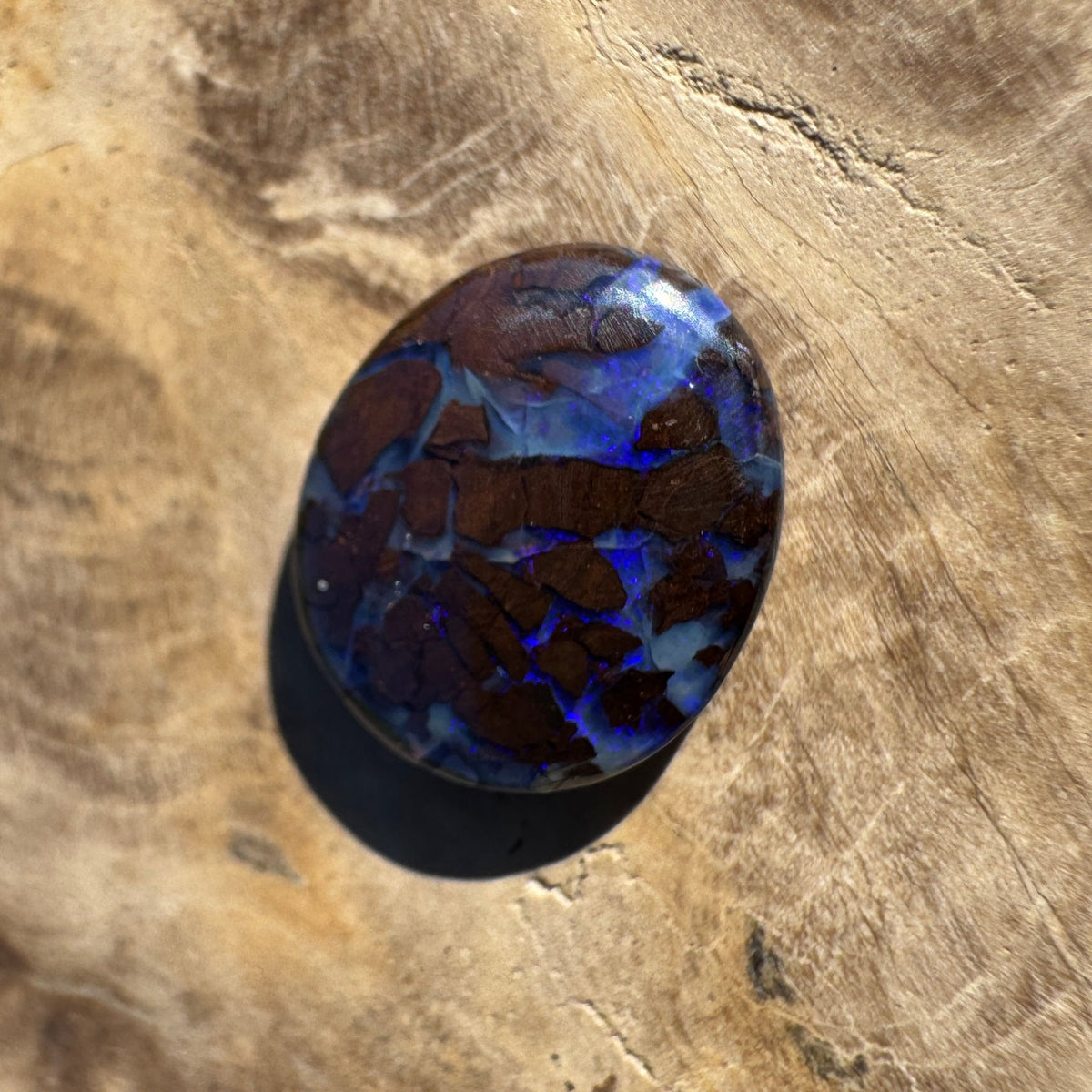 3ct Queensland Boulder Opal | Solid Australian Opal | Hand-Cut