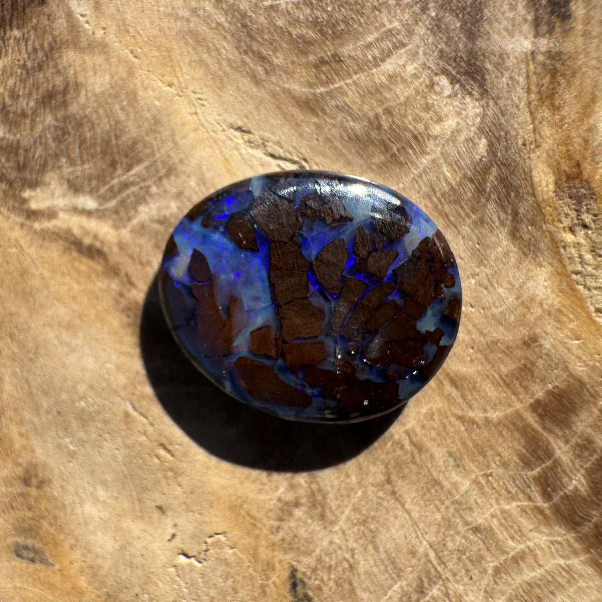 3ct Queensland Boulder Opal | Solid Australian Opal | Hand-Cut