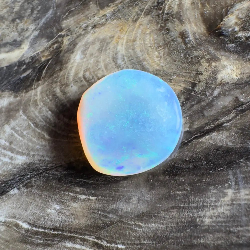 4.0ct Hand - Cut Solid Lightning Ridge Semi Black Opal