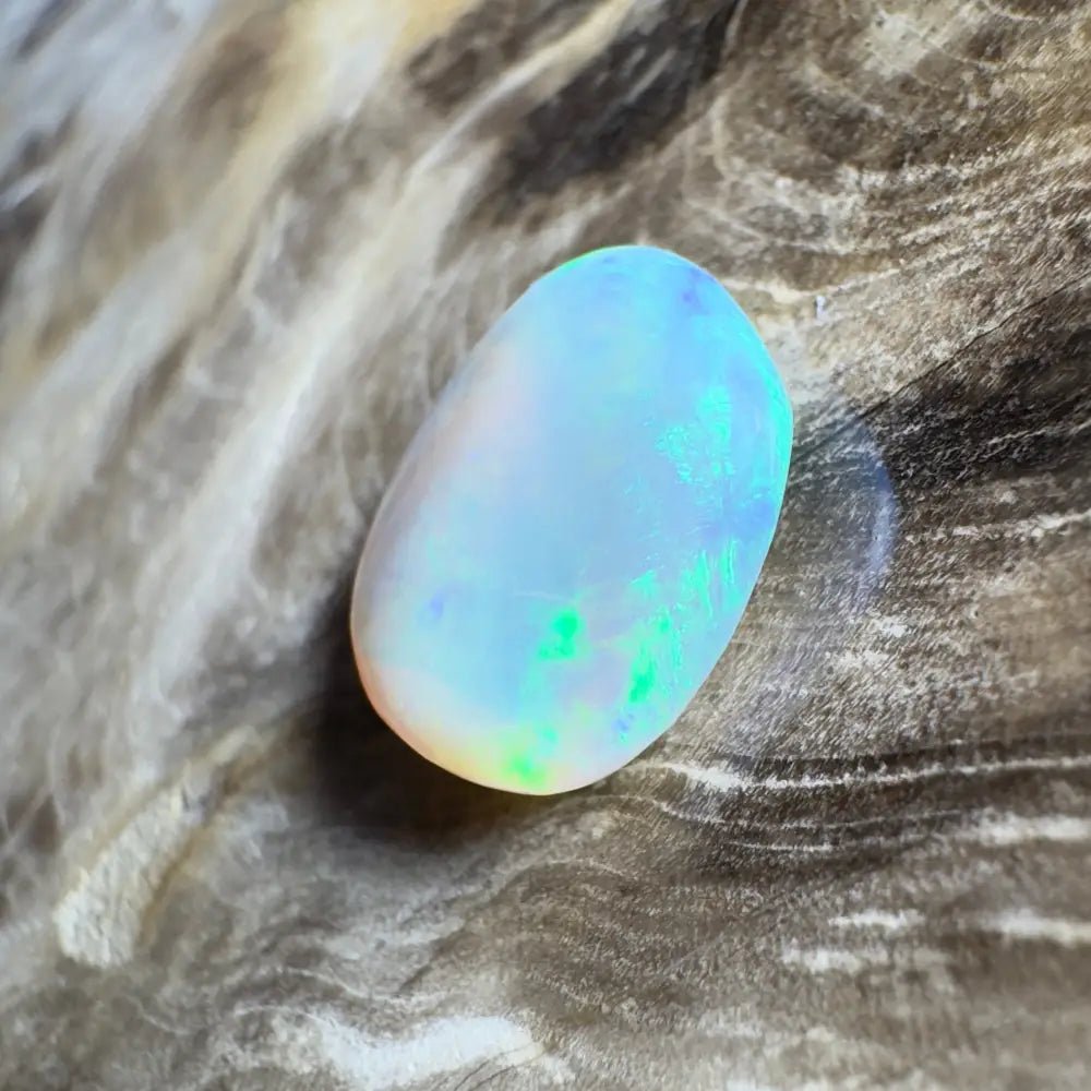 4.0ct Hand - Cut Solid Lightning Ridge Semi Black Opal