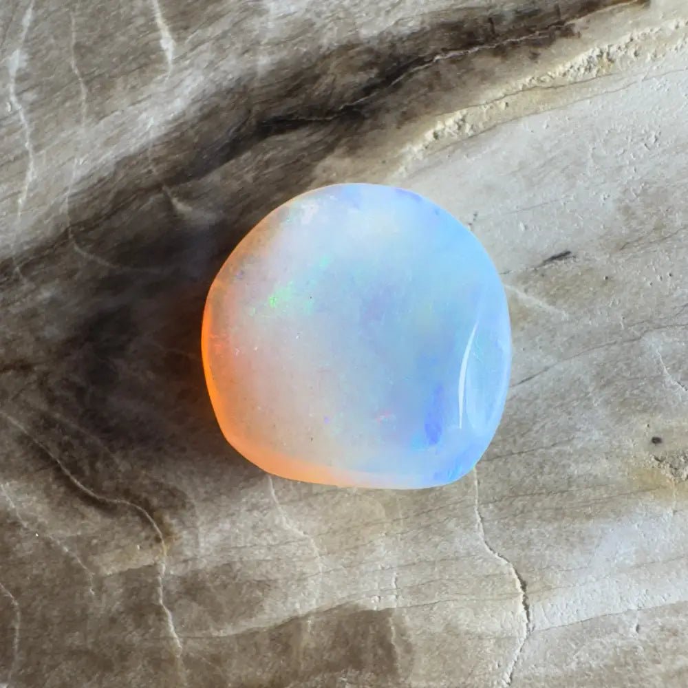 4.0ct Hand - Cut Solid Lightning Ridge Semi Black Opal