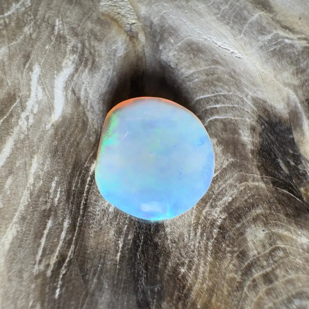 4.0ct Hand - Cut Solid Lightning Ridge Semi Black Opal