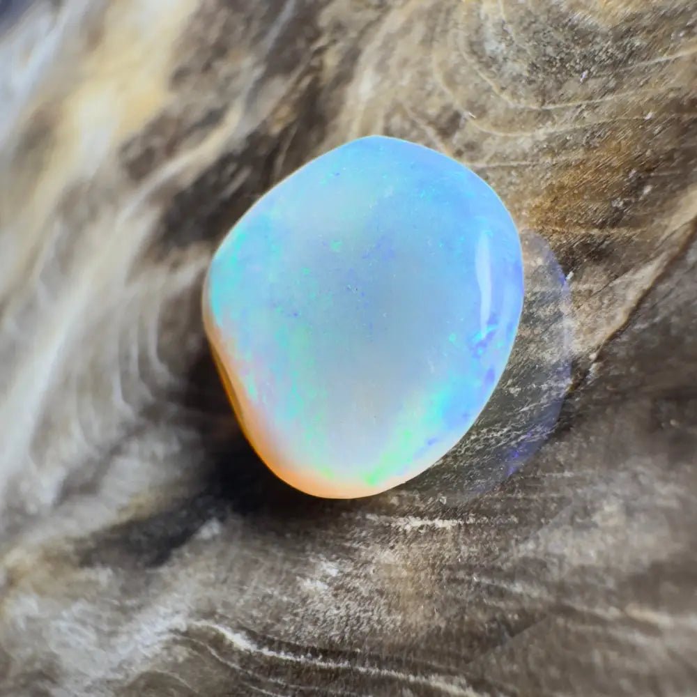 4.0ct Hand - Cut Solid Lightning Ridge Semi Black Opal