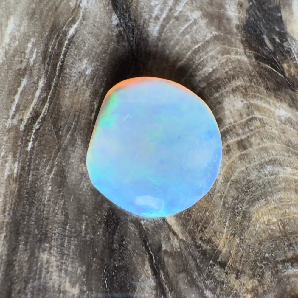 4.0ct Hand - Cut Solid Lightning Ridge Semi Black Opal