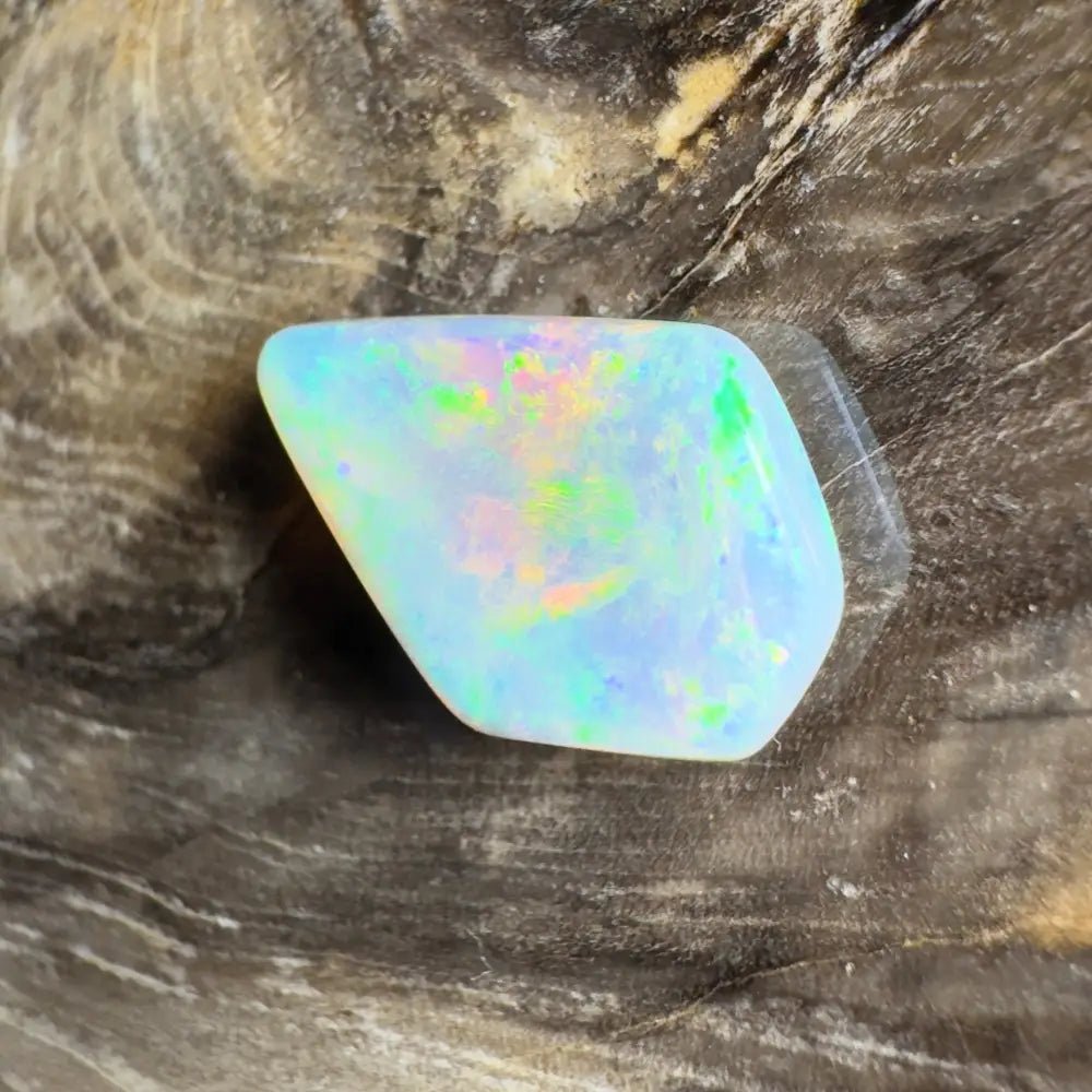 4.1ct Hand - Cut Solid Lightning Ridge Semi Black Opal