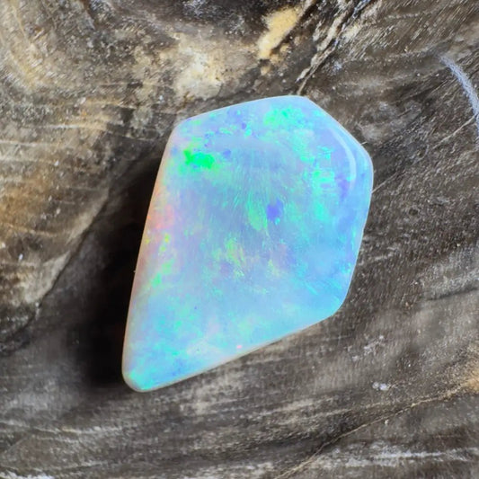 4.1ct Hand - Cut Solid Lightning Ridge Semi Black Opal