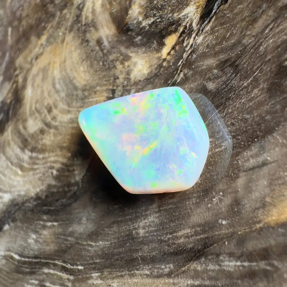 4.1ct Hand - Cut Solid Lightning Ridge Semi Black Opal