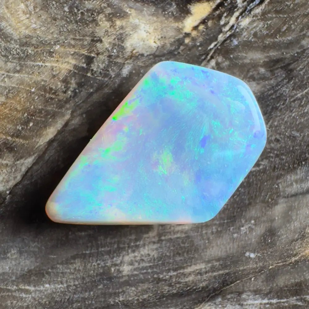 4.1ct Hand - Cut Solid Lightning Ridge Semi Black Opal