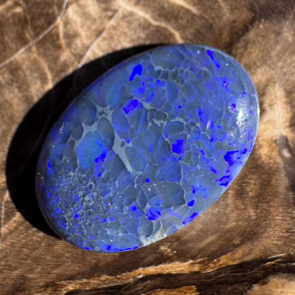 4.1ct Lightning Ridge Black Opal | Solid Australian Opal | Hand-Cut