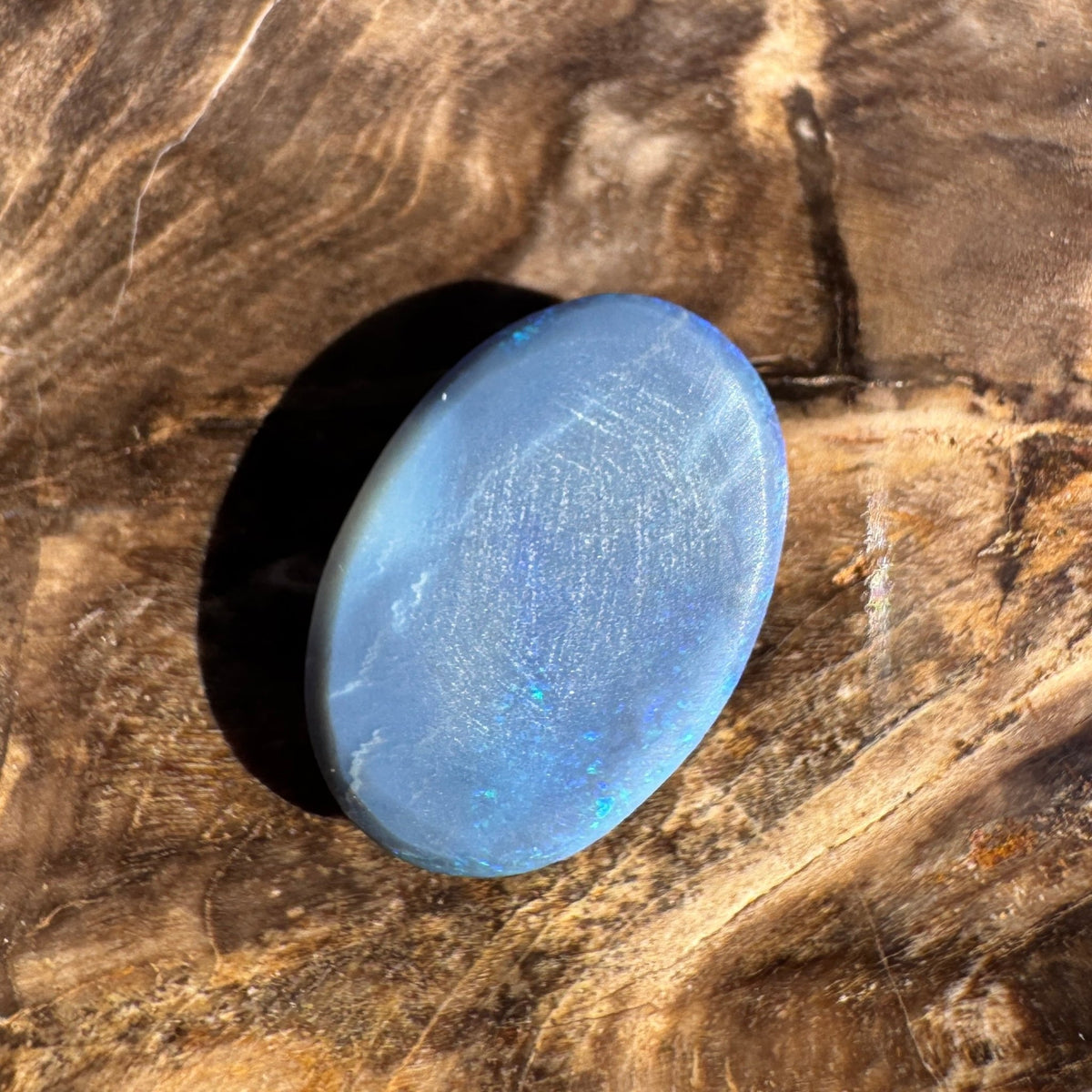 4.1ct Lightning Ridge Black Opal | Solid Australian Opal | Hand-Cut