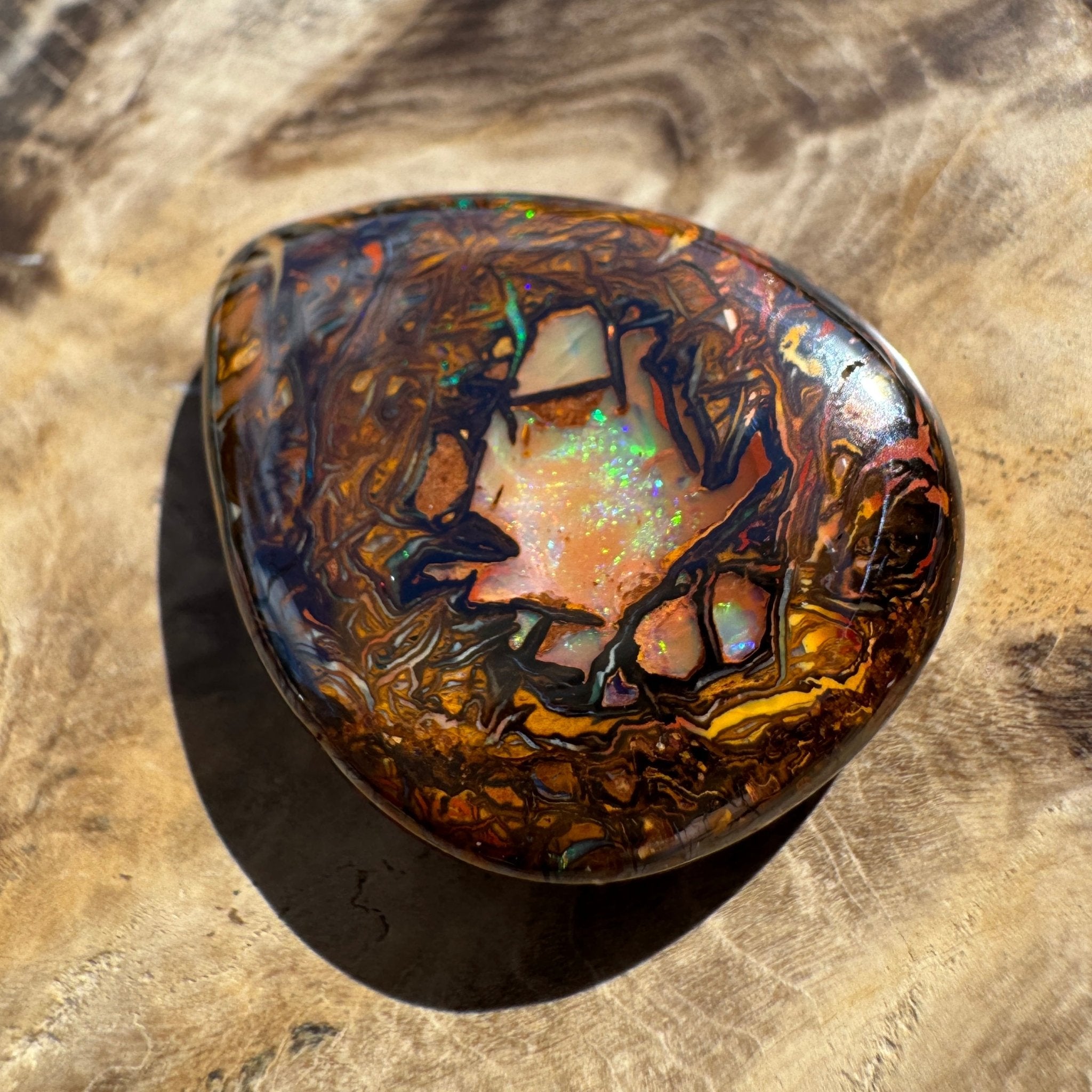 41ct Queensland Boulder Opal | Solid Australian Opal | Hand-Cut