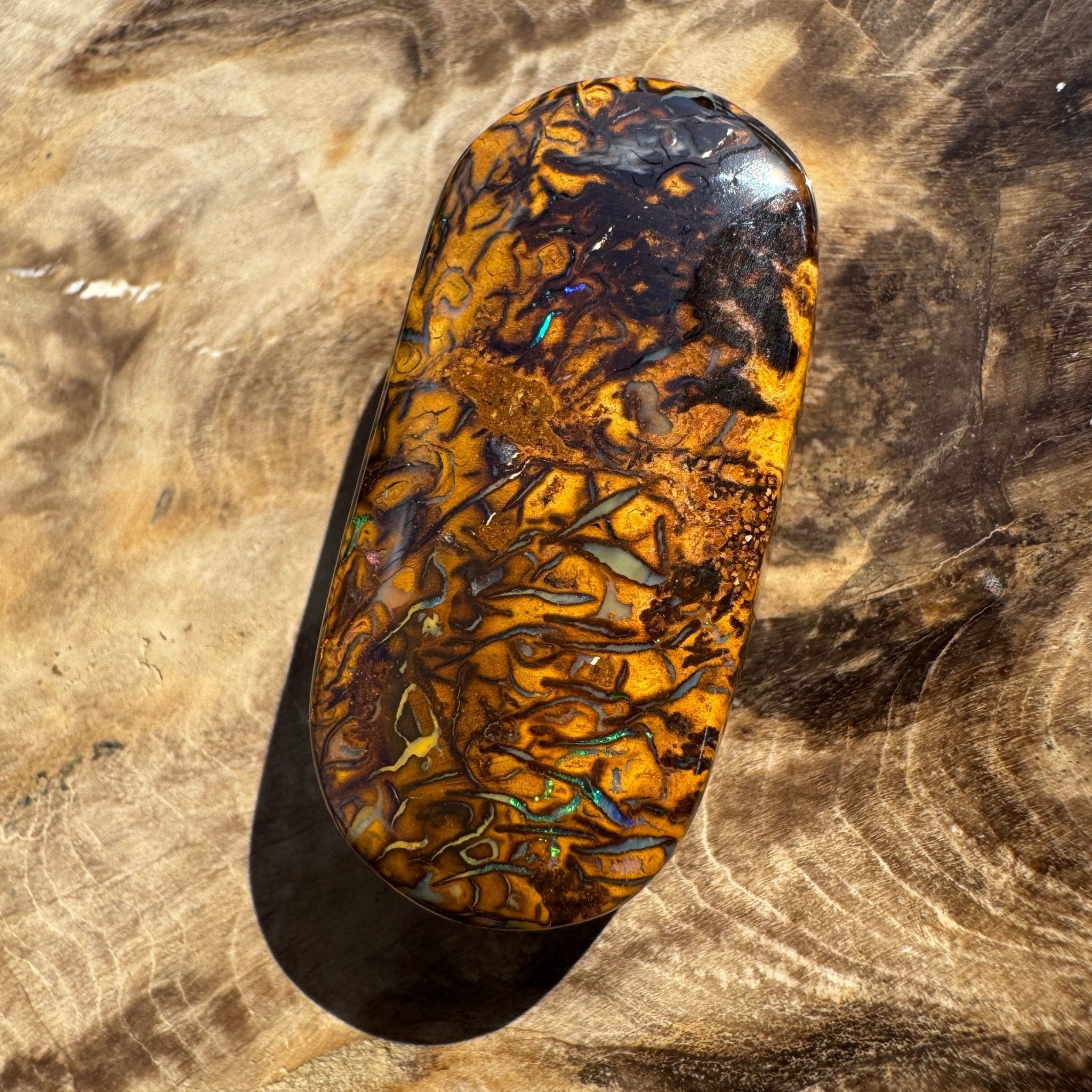 41ct Winton Queensland Boulder Opal | Solid Australian Opal | Hand-Cut