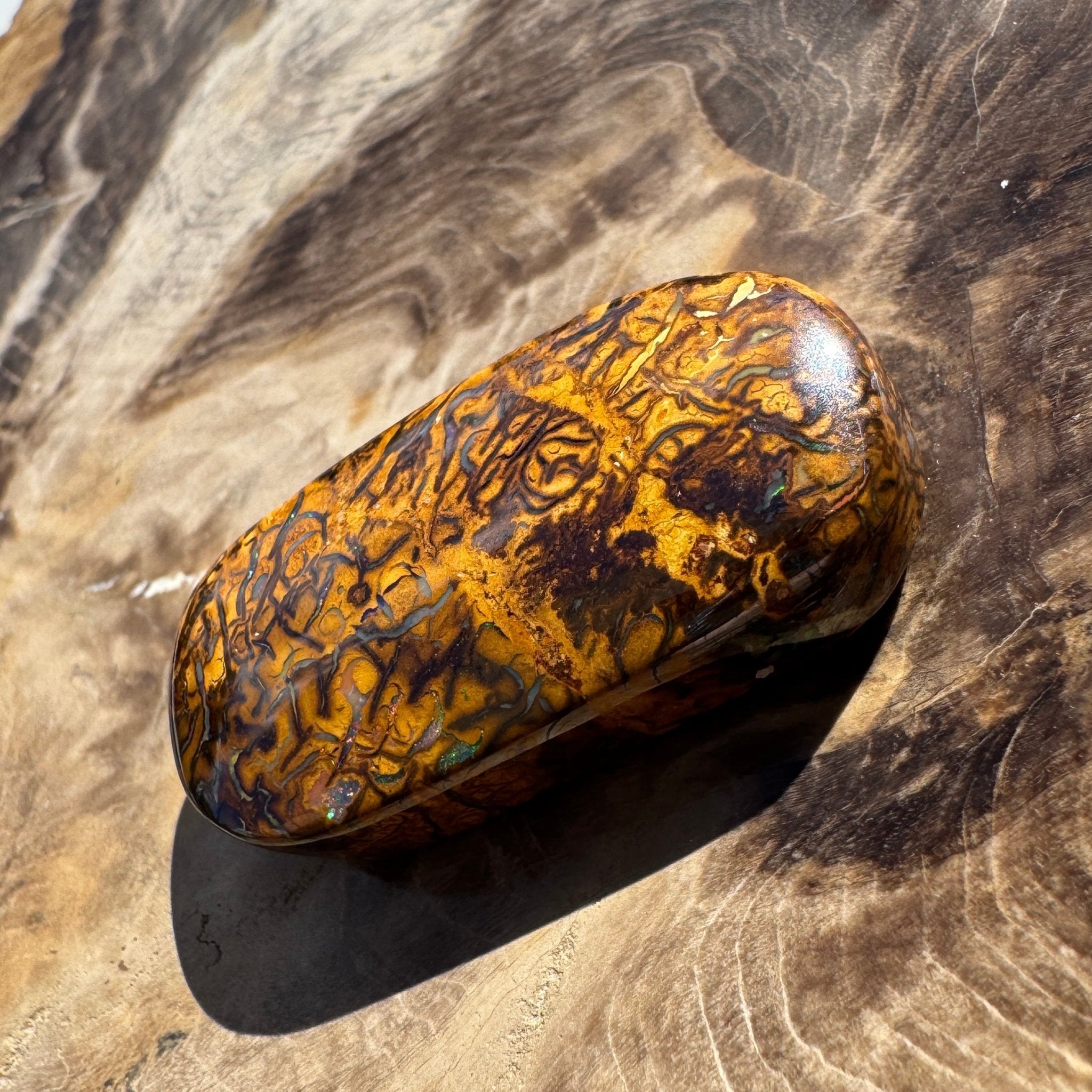 41ct Winton Queensland Boulder Opal | Solid Australian Opal | Hand-Cut