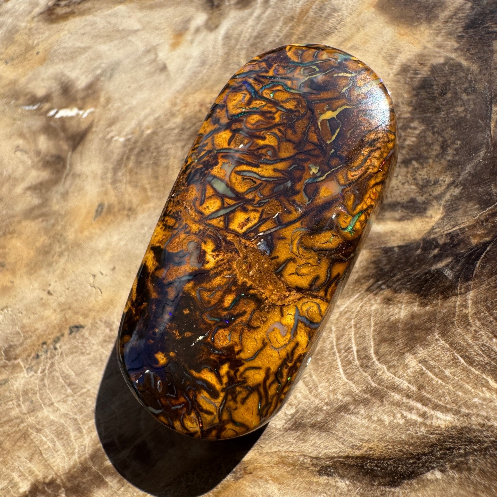 41ct Winton Queensland Boulder Opal | Solid Australian Opal | Hand-Cut