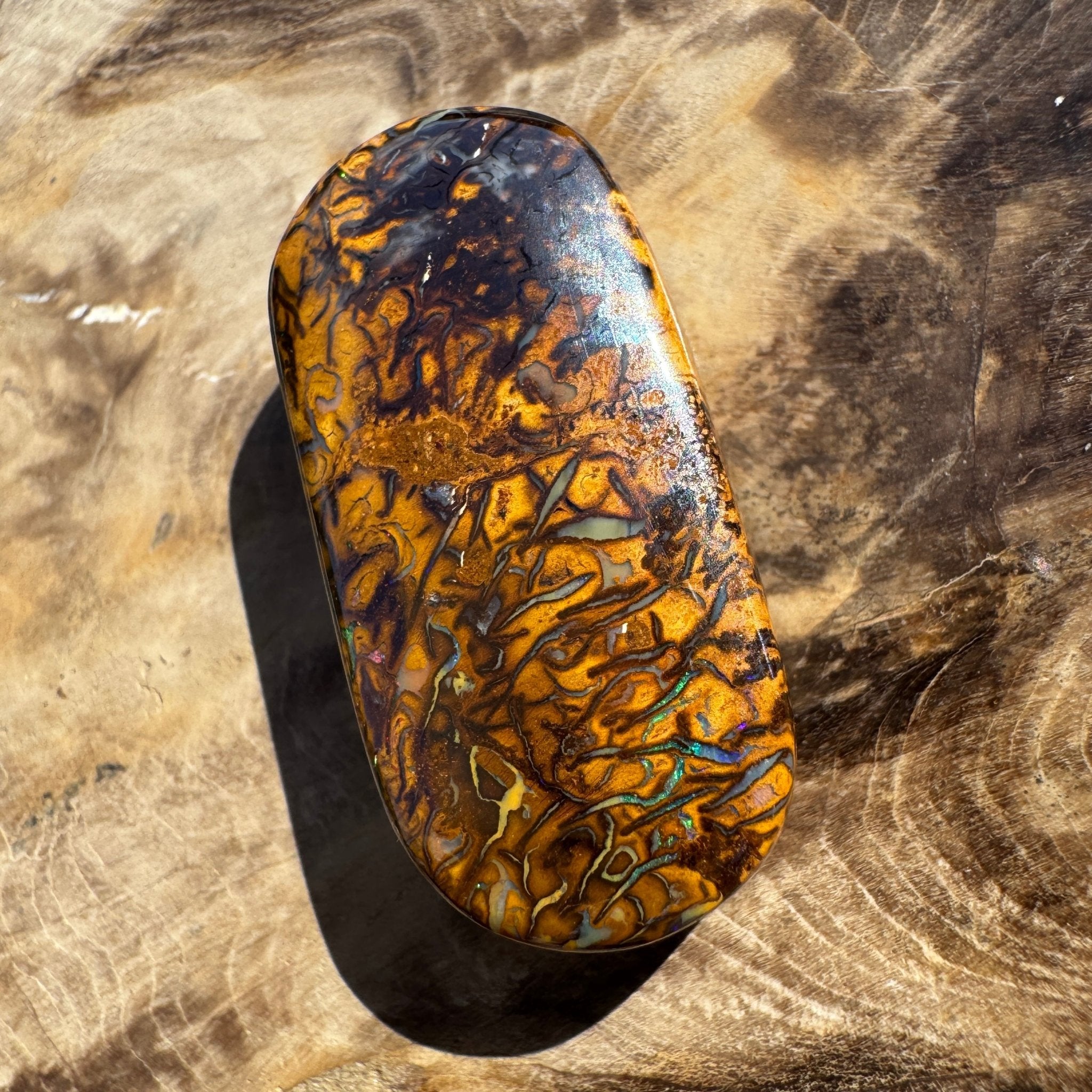 41ct Winton Queensland Boulder Opal | Solid Australian Opal | Hand-Cut