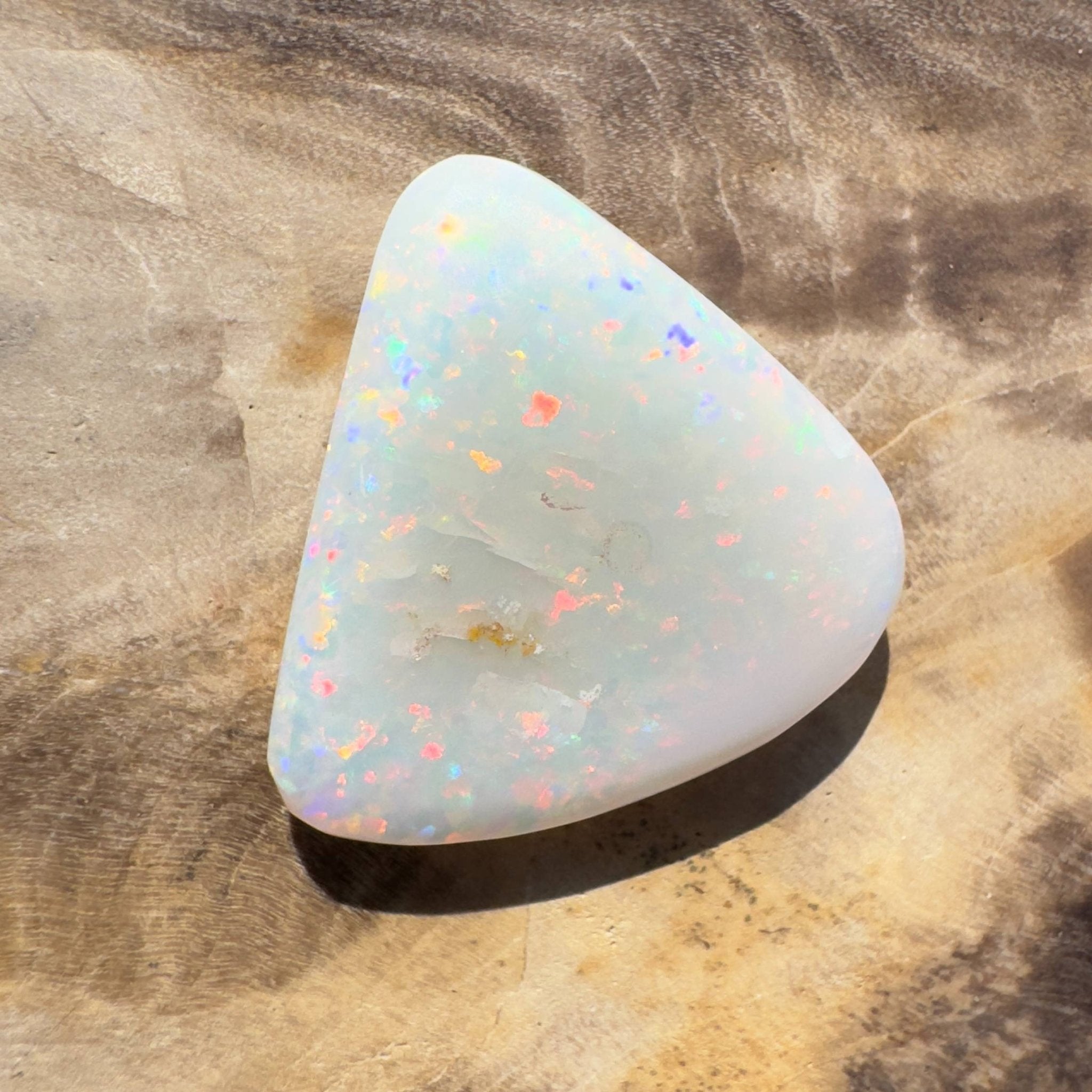 4.2ct Hand - cut Solid Australian Coober Pedy Opal