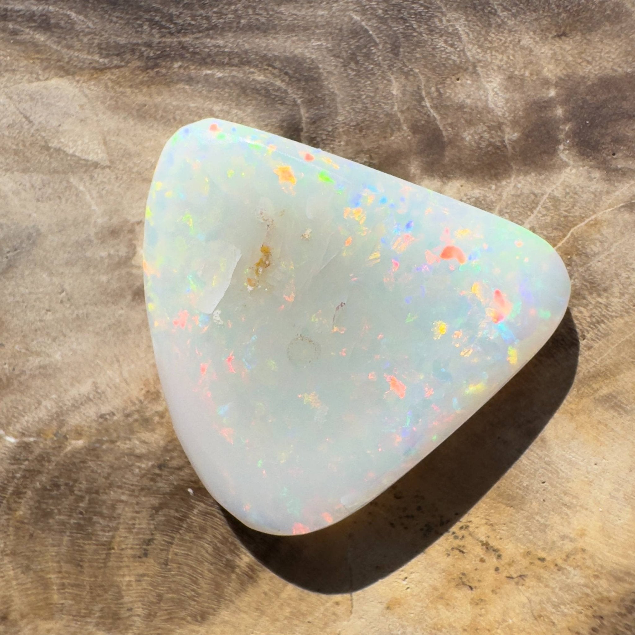 4.2ct Hand - cut Solid Australian Coober Pedy Opal