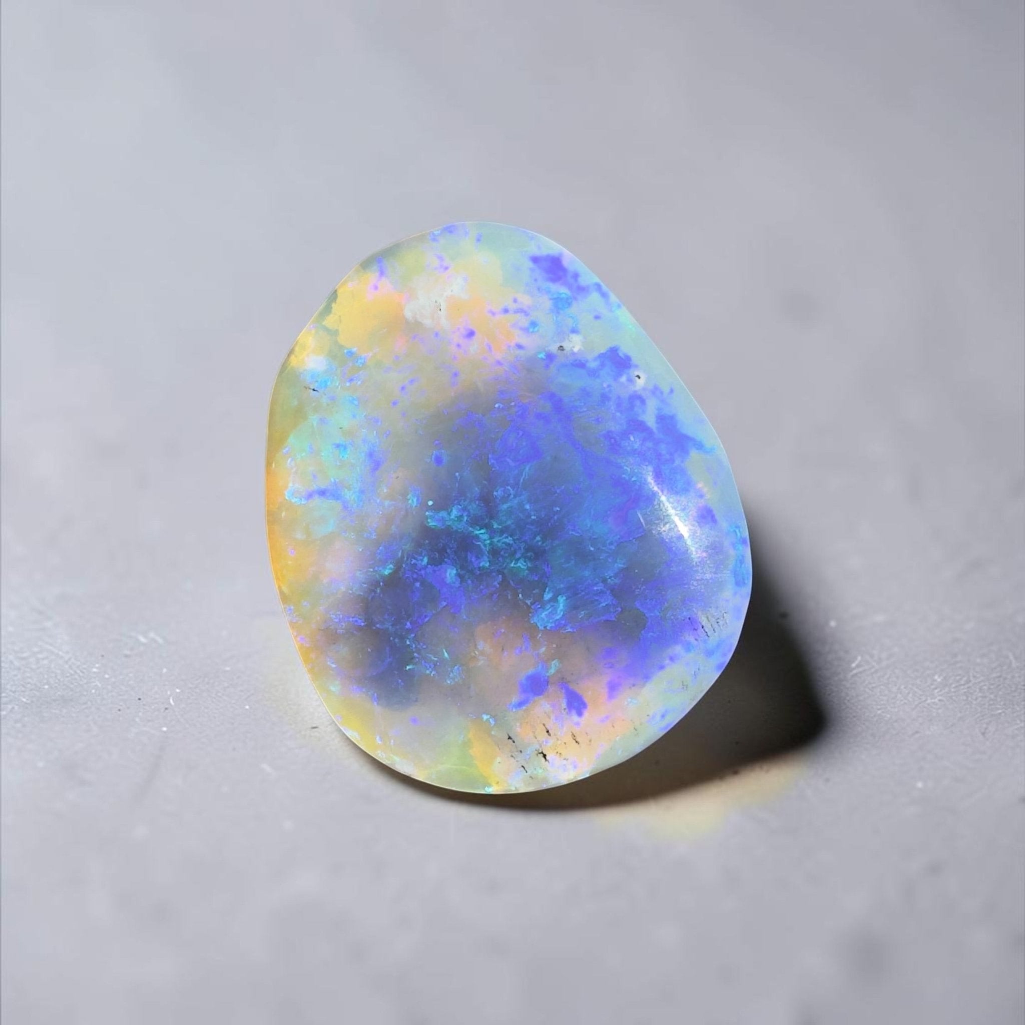 4.3ct Coober Pedy Dark Crystal | Solid Australian Opal | Hand-Cut