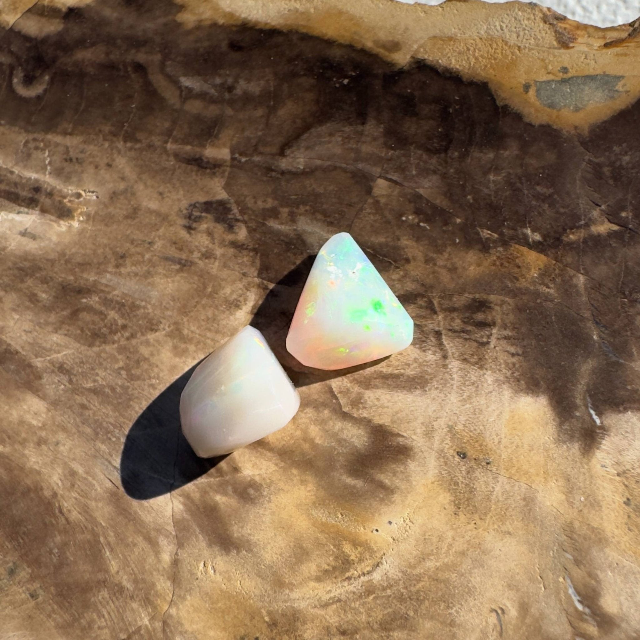 4.3ct Hand - cut Solid Coober Pedy Opal Parcel