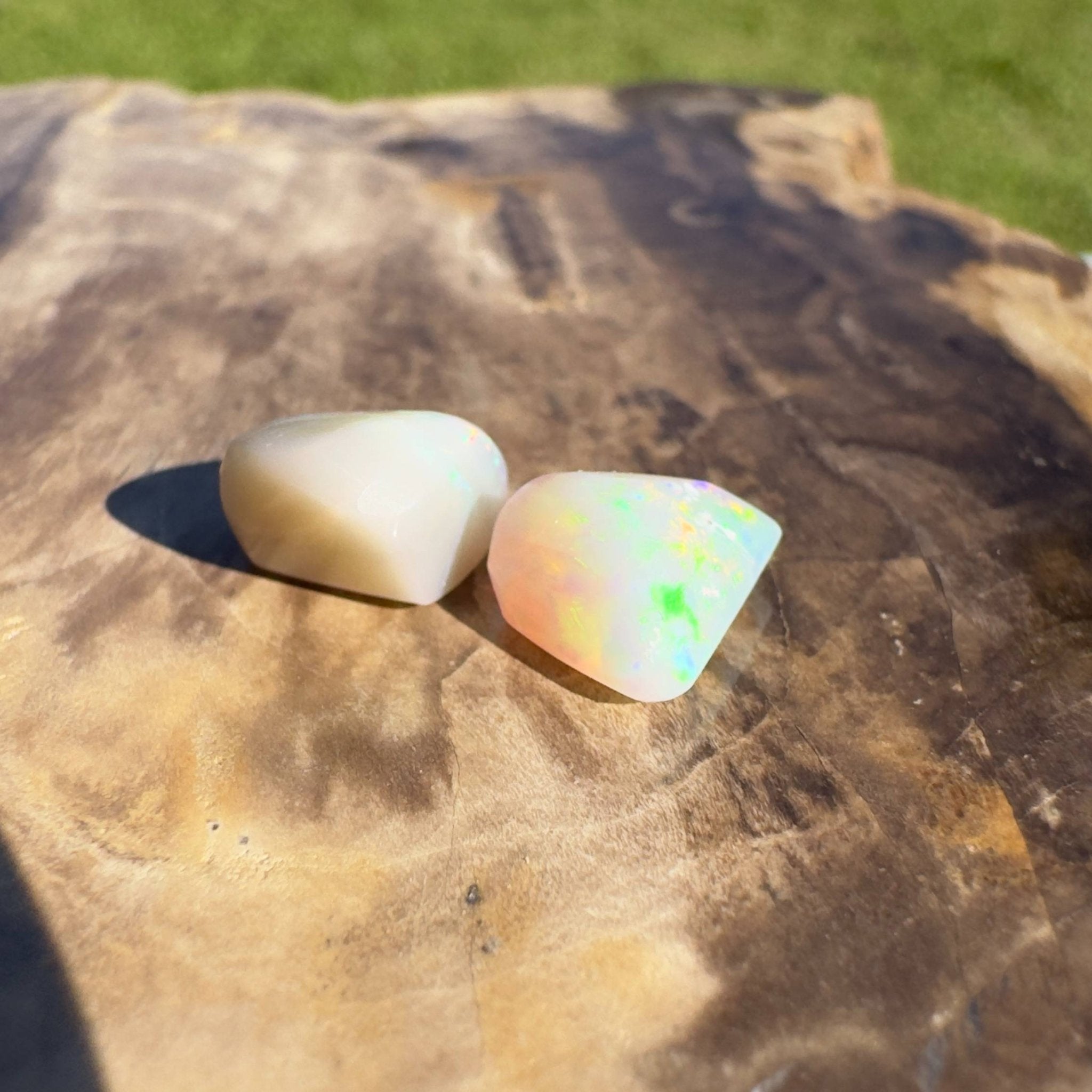4.3ct Hand - cut Solid Coober Pedy Opal Parcel