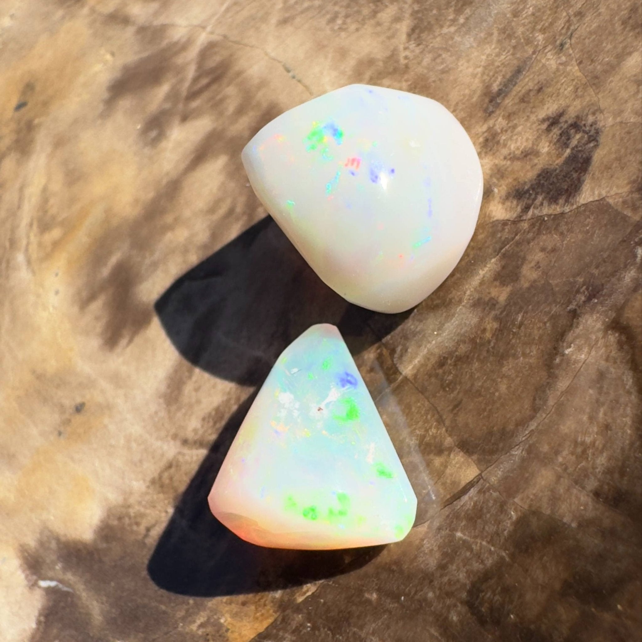 4.3ct Hand - cut Solid Coober Pedy Opal Parcel