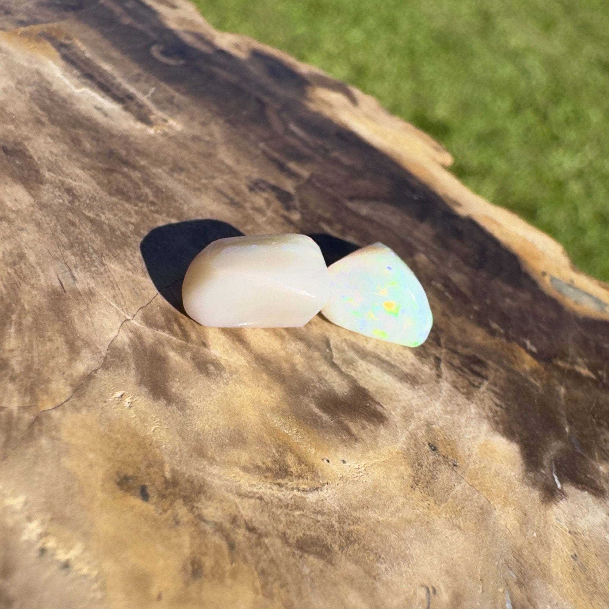 4.3ct Hand - cut Solid Coober Pedy Opal Parcel