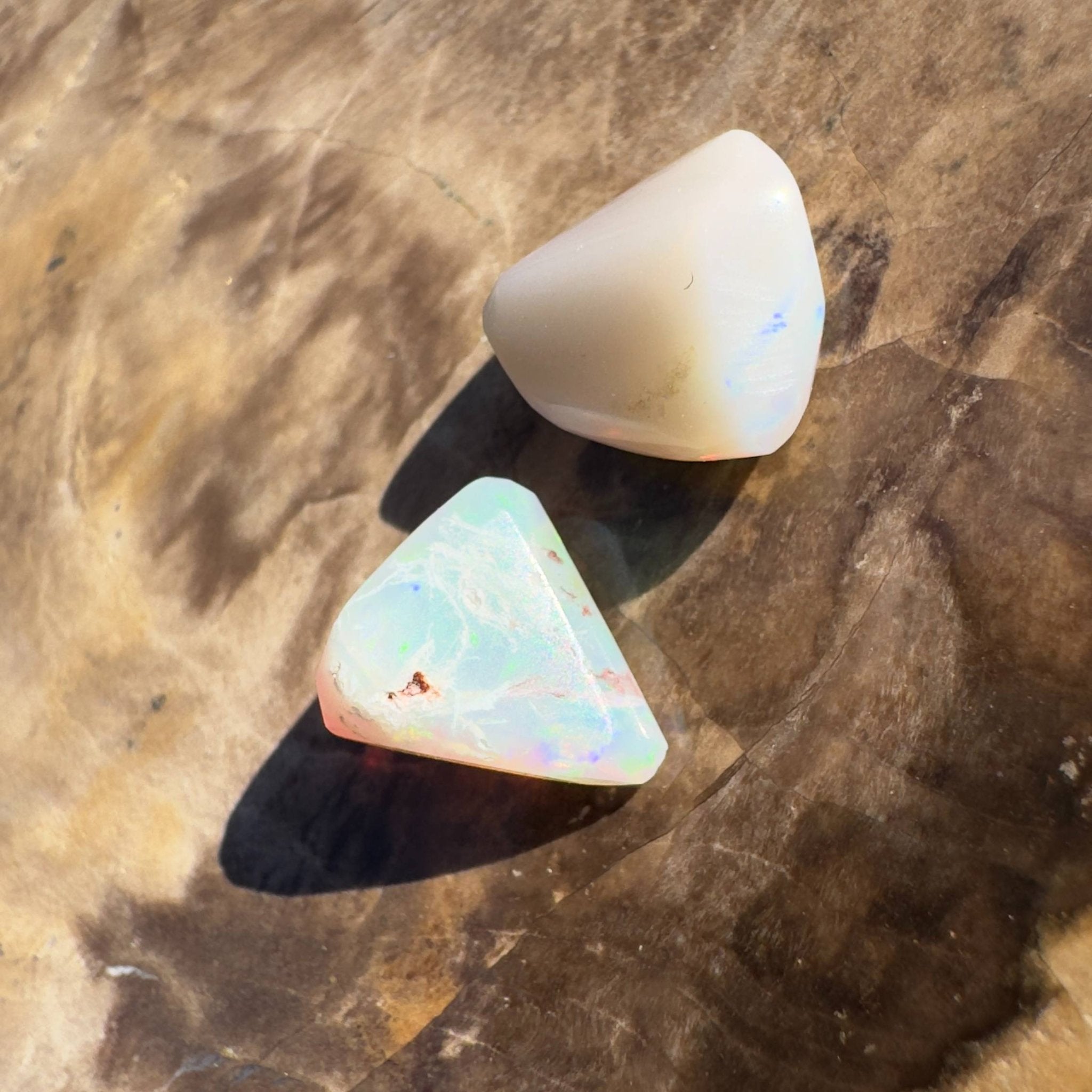 4.3ct Hand - cut Solid Coober Pedy Opal Parcel