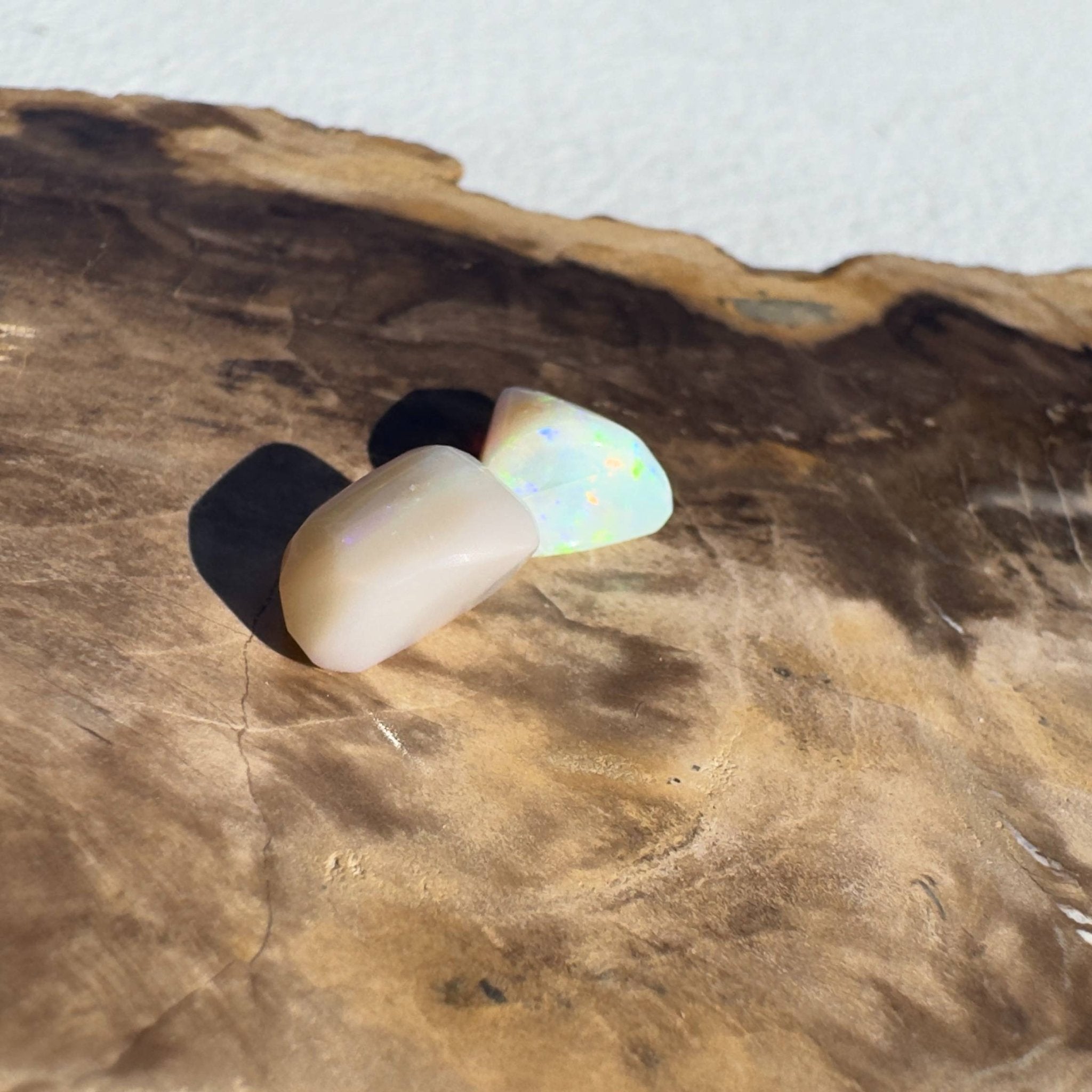 4.3ct Hand - cut Solid Coober Pedy Opal Parcel