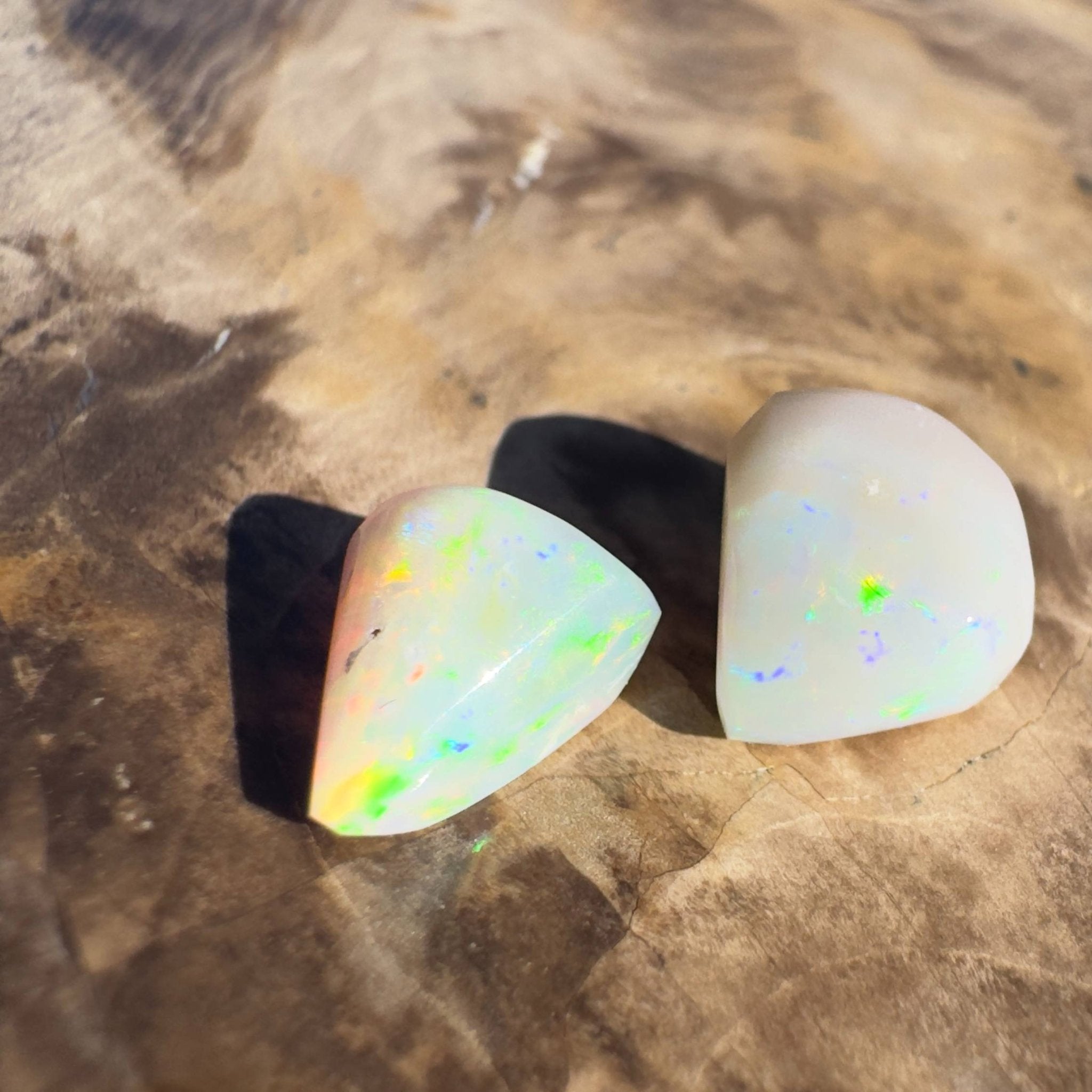 4.3ct Hand - cut Solid Coober Pedy Opal Parcel