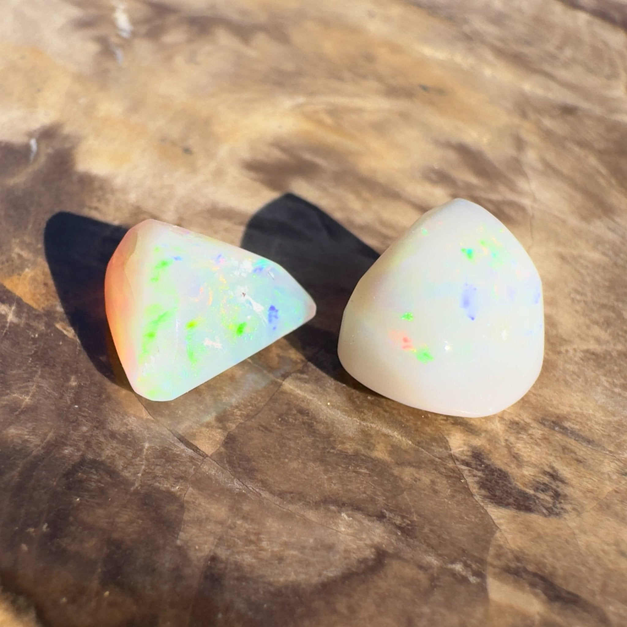 4.3ct Hand - cut Solid Coober Pedy Opal Parcel