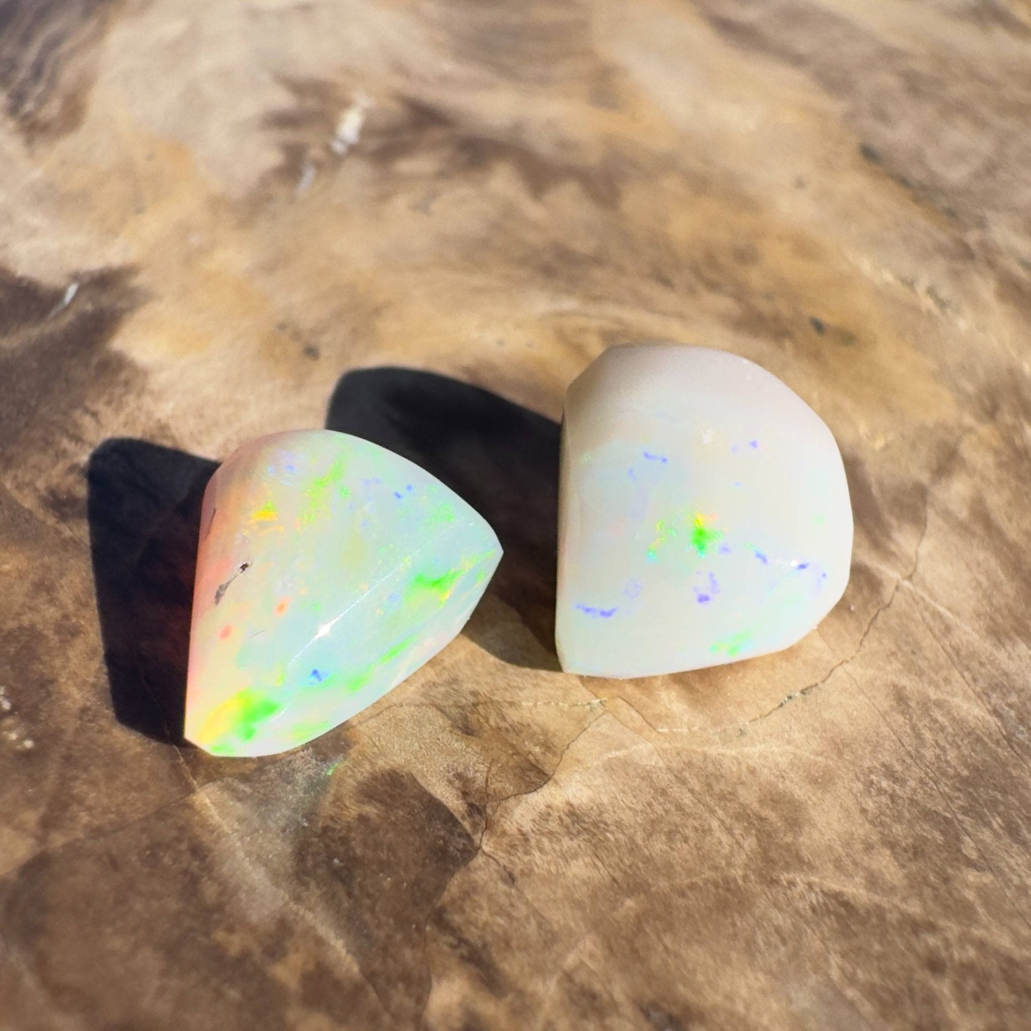 4.3ct Hand - cut Solid Coober Pedy Opal Parcel
