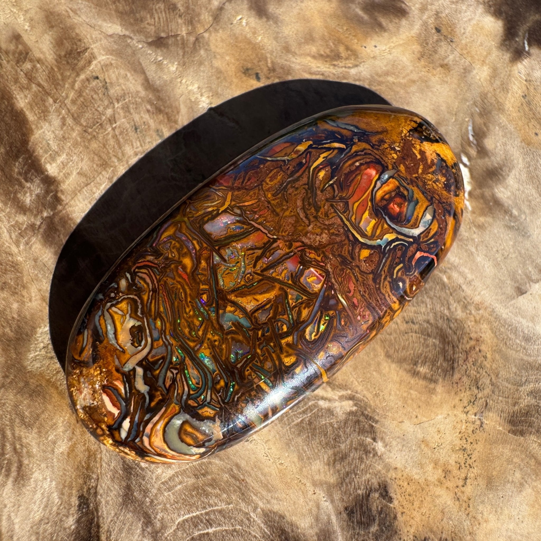 43ct Winton Queensland Boulder Opal | Solid Australian Opal | Hand-Cut