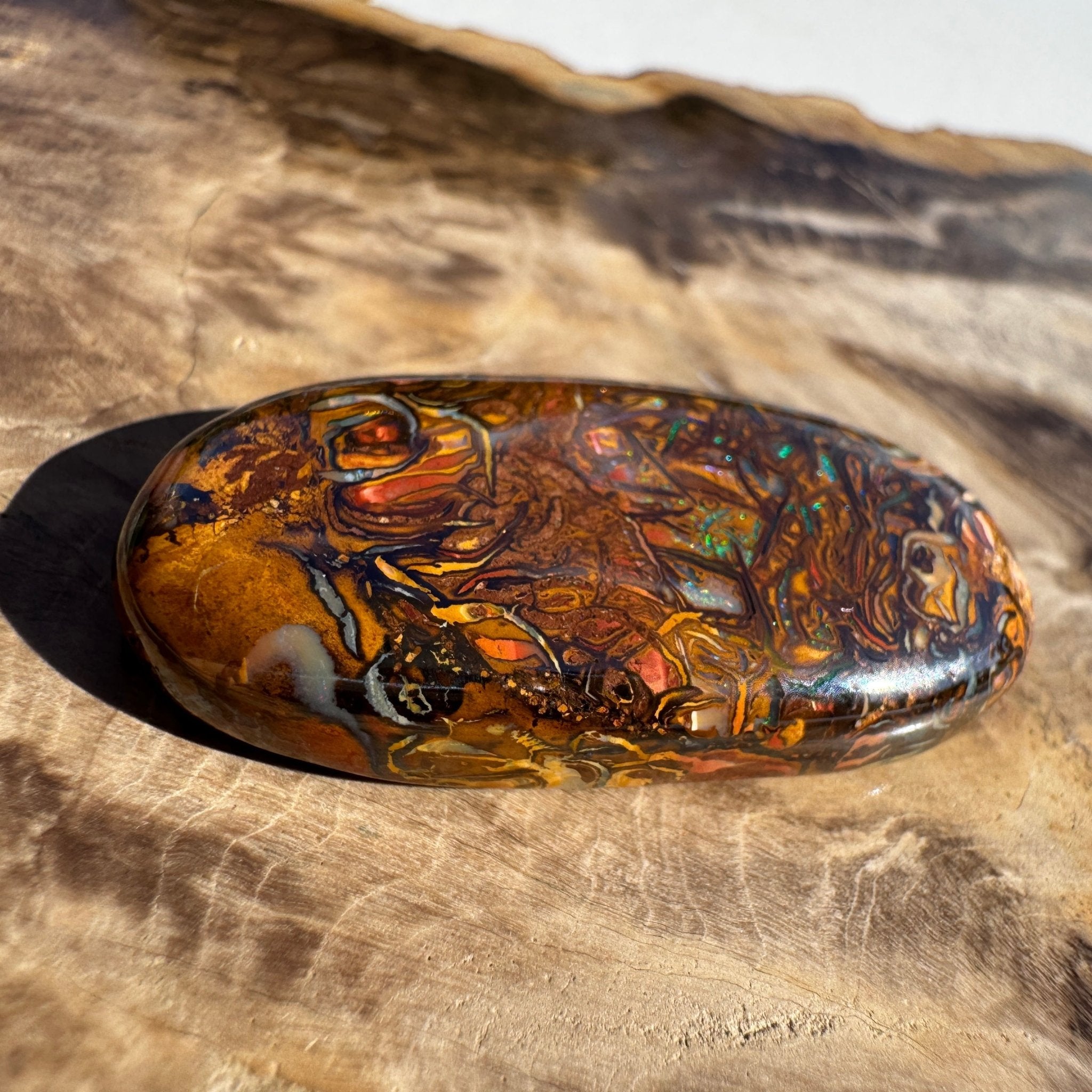 43ct Winton Queensland Boulder Opal | Solid Australian Opal | Hand-Cut