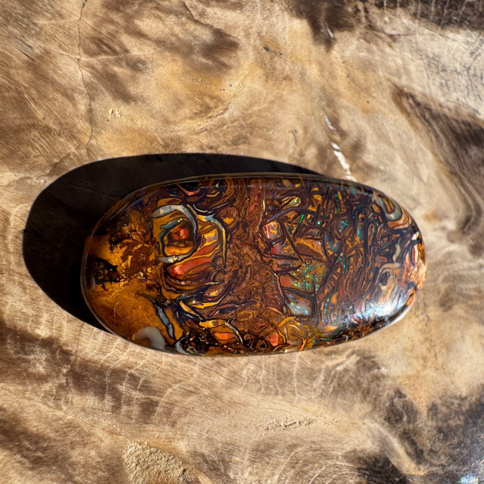 43ct Winton Queensland Boulder Opal | Solid Australian Opal | Hand-Cut