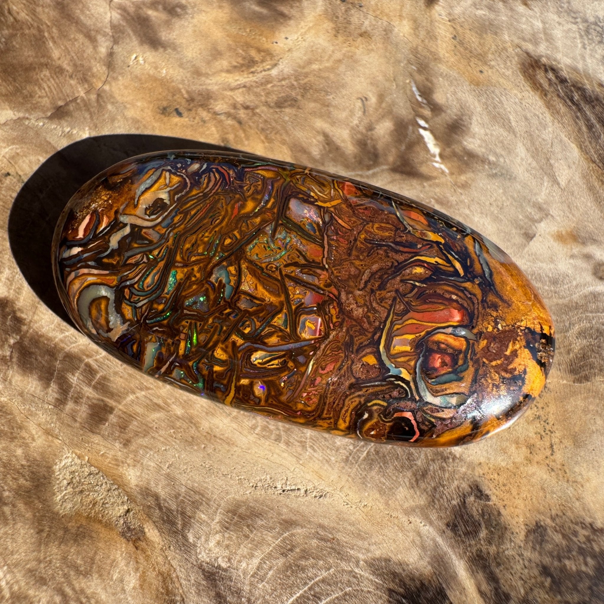 43ct Winton Queensland Boulder Opal | Solid Australian Opal | Hand-Cut