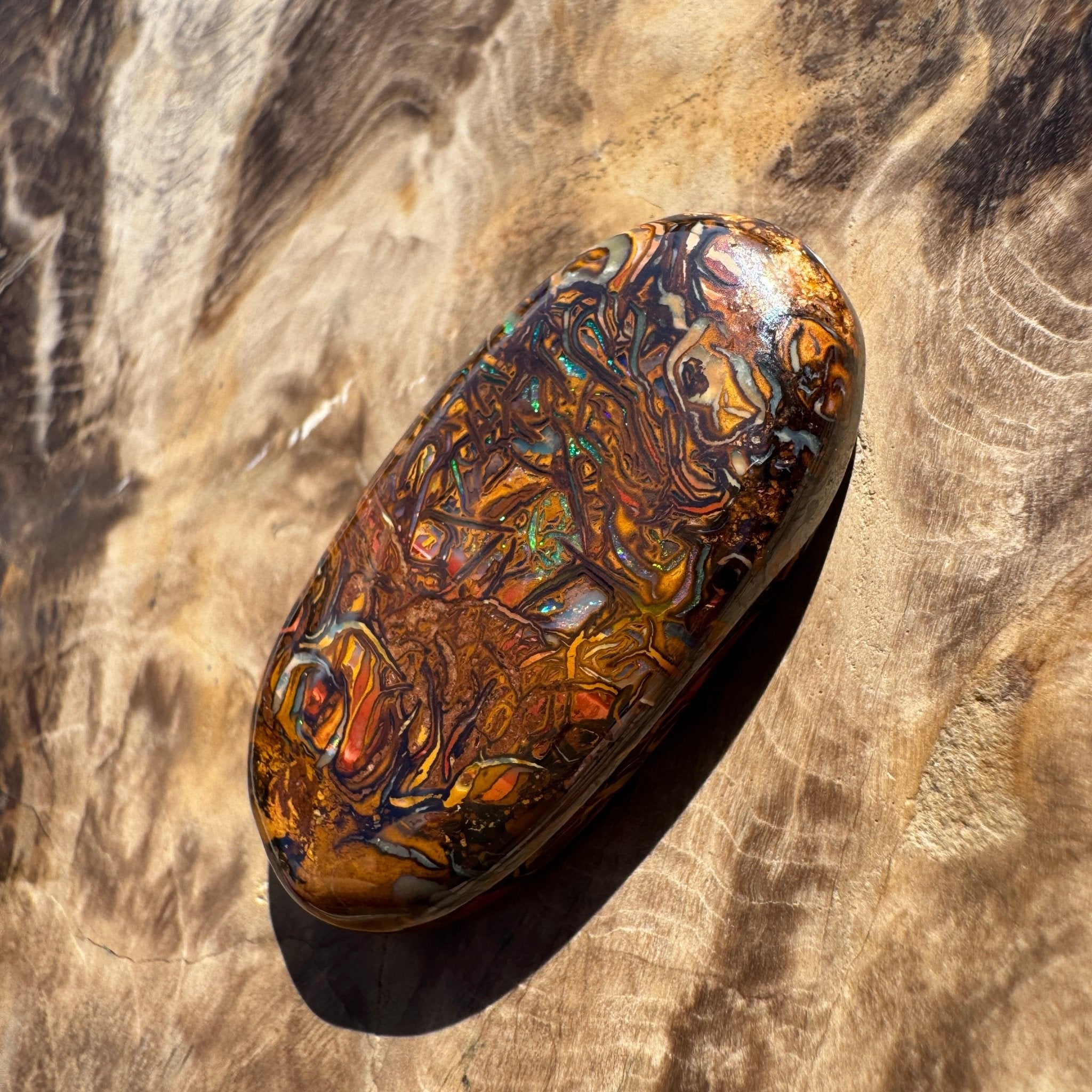 43ct Winton Queensland Boulder Opal | Solid Australian Opal | Hand-Cut