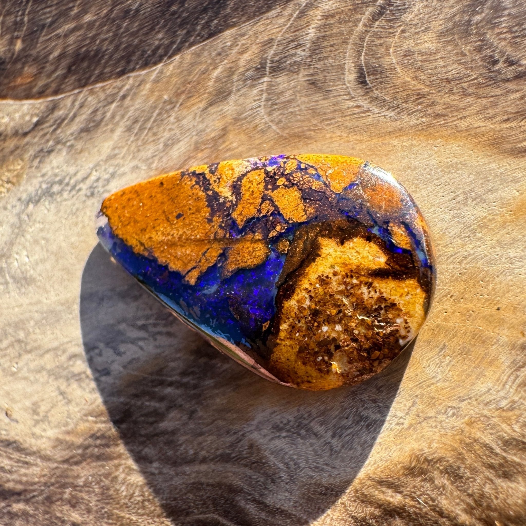 4.4ct Queensland Boulder Opal | Solid Australian Opal | Hand-Cut
